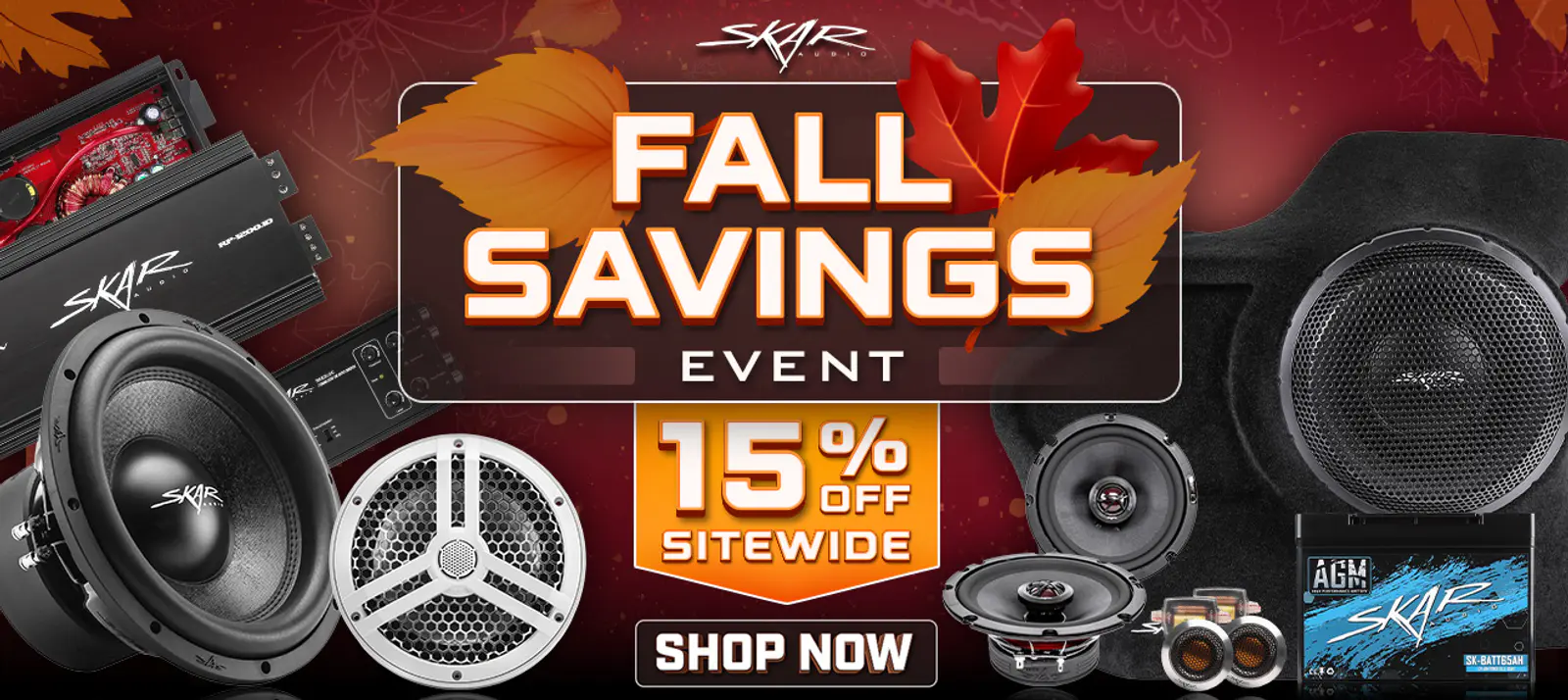 Fall Sale - 15% Off Site-wide