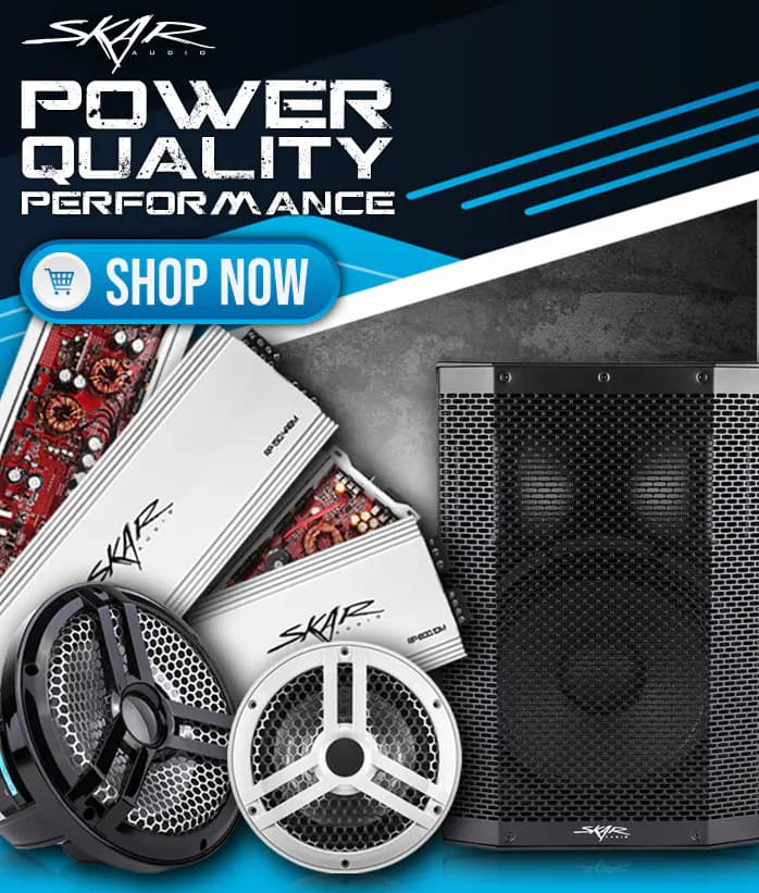 SkarAudio.com Mobile Homepage Banner