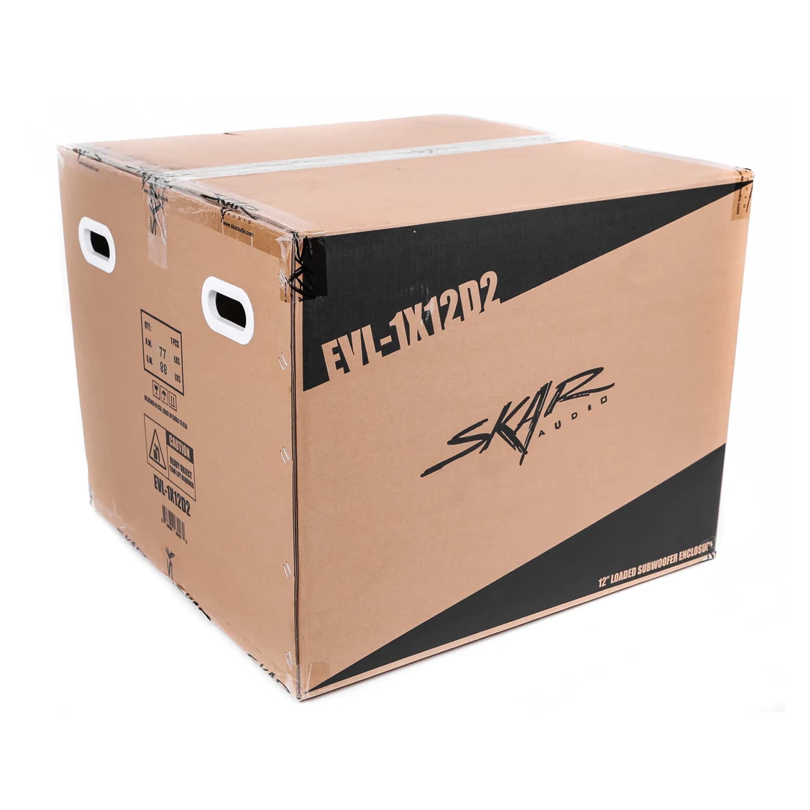 Featured Product Photo 5 for EVL-1X12D2 | Single 12" 2,500 Watt EVL Series Loaded Vented Subwoofer Enclosure