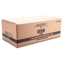 SK8M | Marine 8" Full Range 2-Way 500 Watt Speakers - White (Pair) - View 6