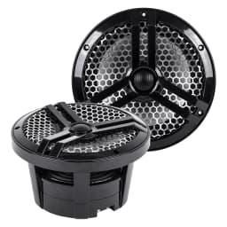 SK8MB | Marine 8" Full Range 2-Way 500 Watt Speakers - Black (Pair) - View 1