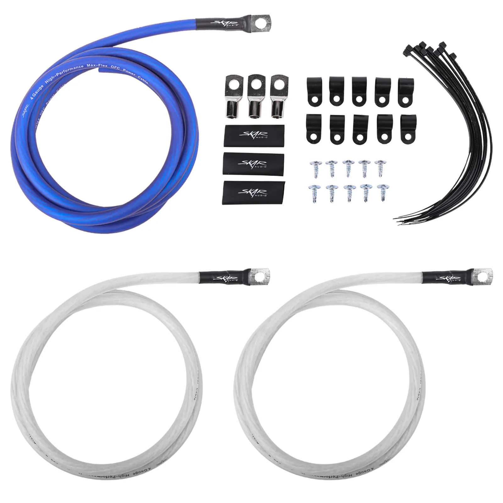 SKBIG3-4GA | 4 Gauge "Big 3" OFC Wiring Upgrade Kit #1