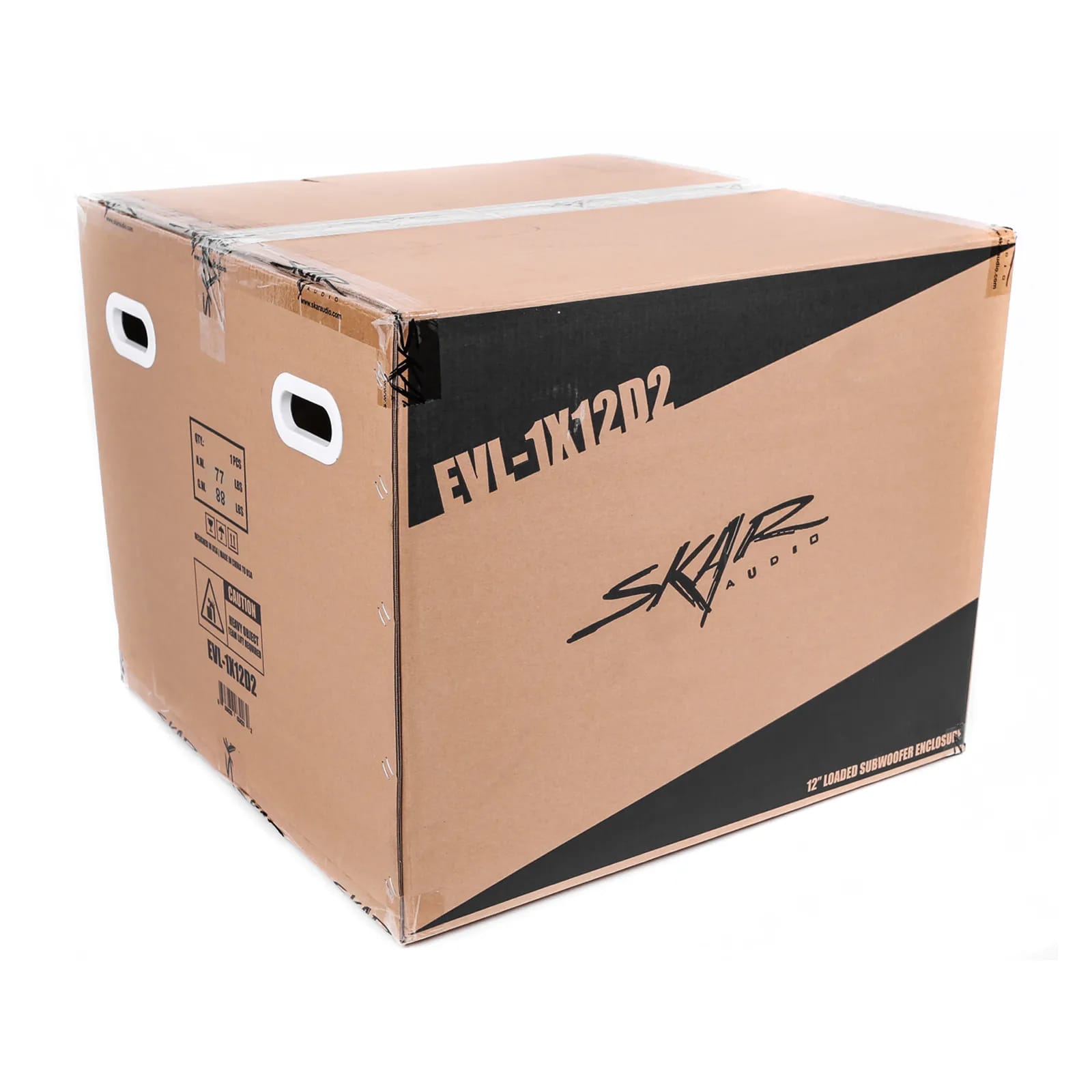 EVL-1X12D2 | Single 12" 2,500 Watt EVL Series Loaded Vented Subwoofer Enclosure #6
