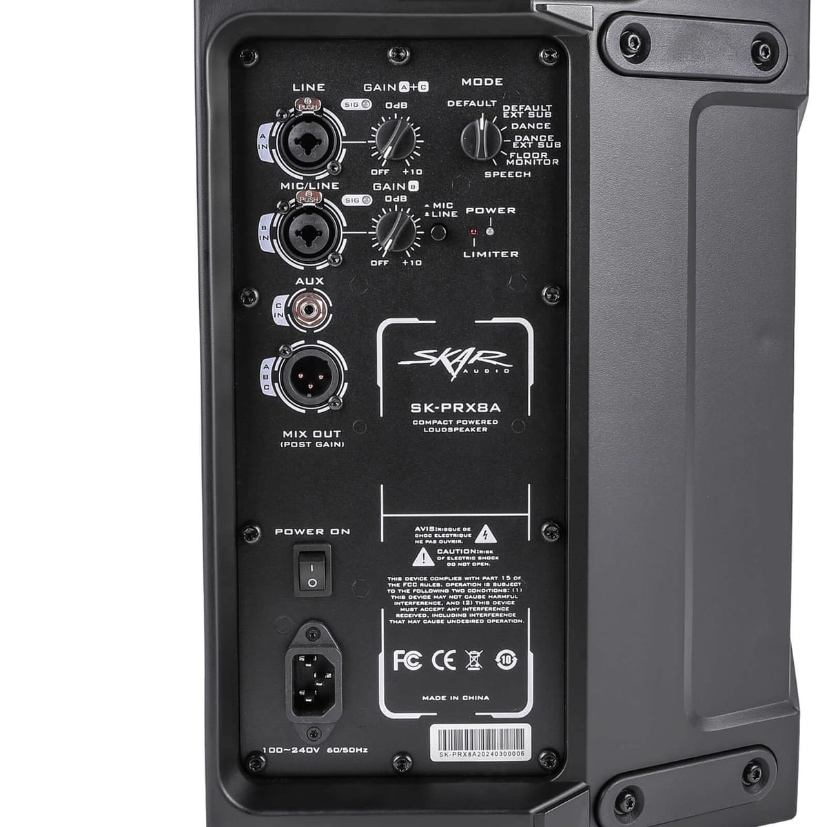 SK-PRX8A | 8" 600 Watt Active 2-Way PA Loudspeaker #4