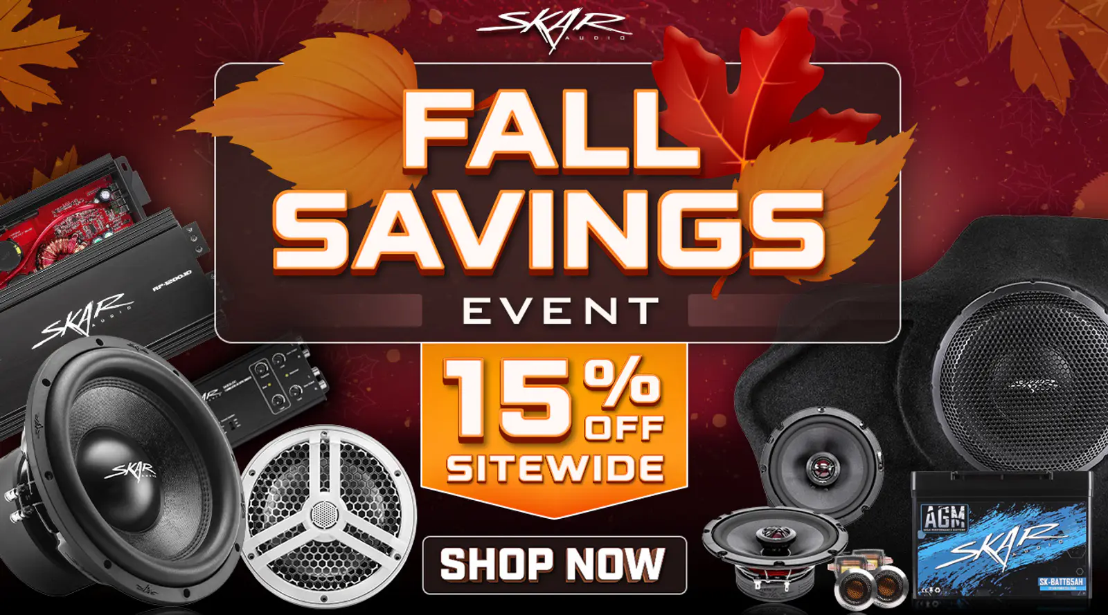 Fall Sale - 15% Off Site-wide