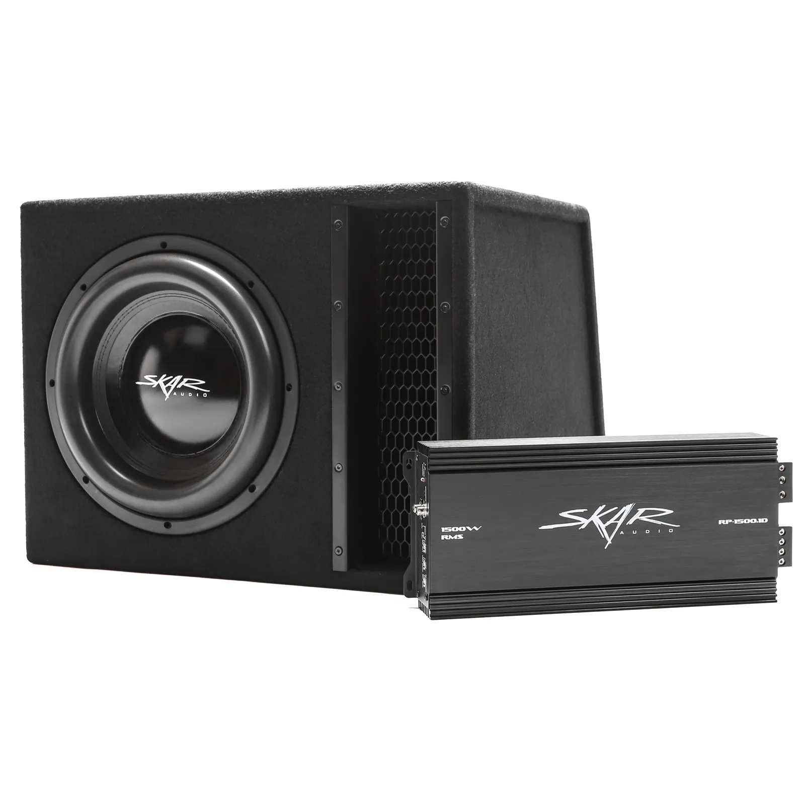 Single 12" 2,500 Watt EVL Series Complete Subwoofer Package with Vented Enclosure and Amplifier #2