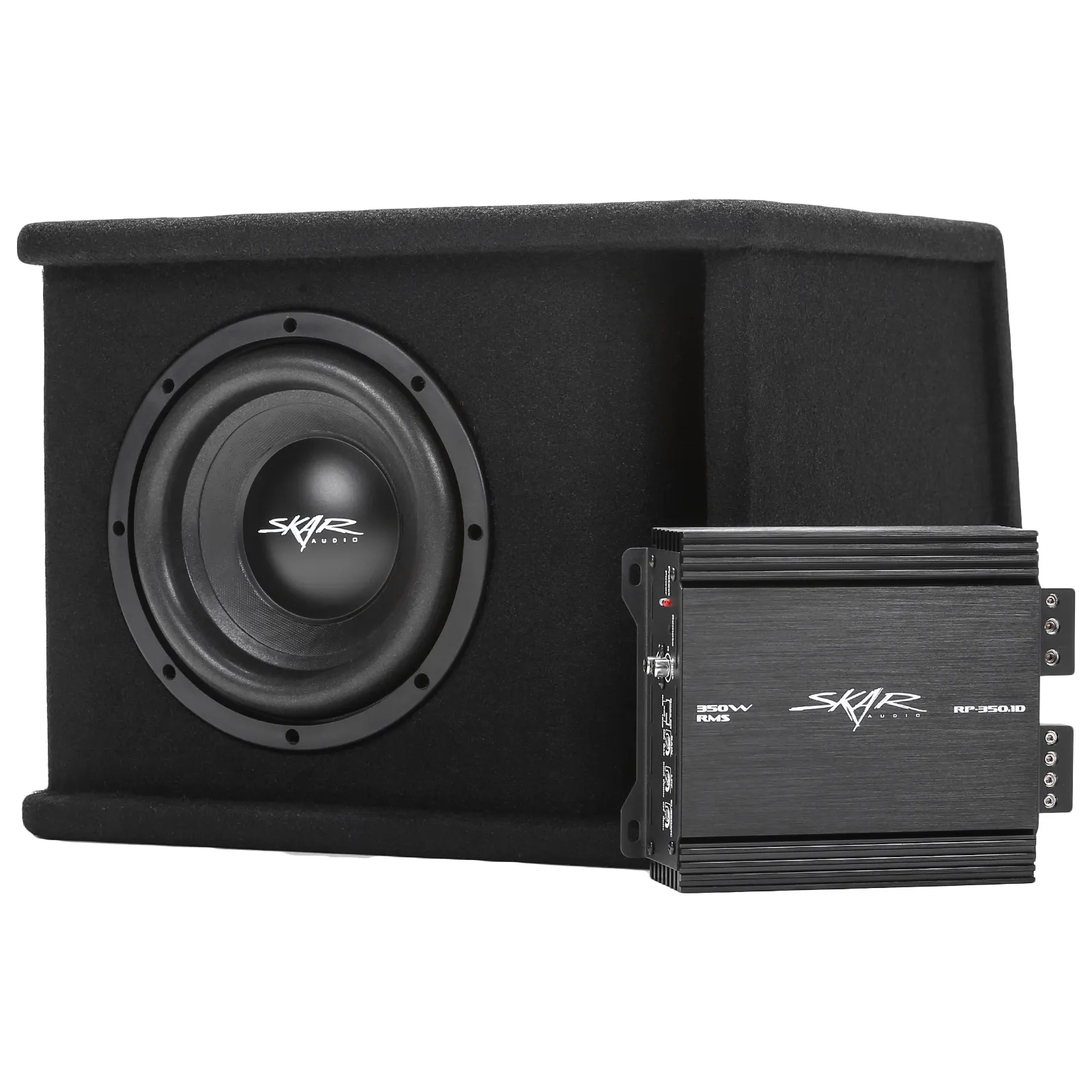 Single 8" 700 Watt SDR Series Complete Subwoofer Package with Vented Enclosure and Amplifier #2