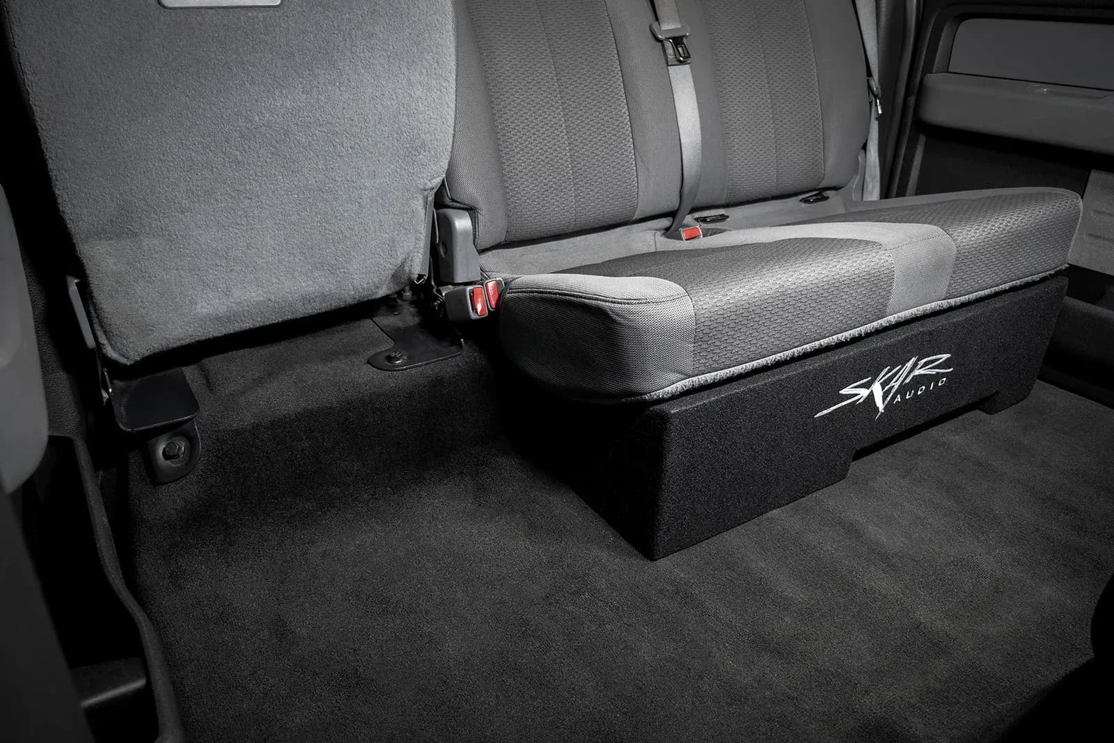 Featured Product Photo 10 for 2009-2014 Ford F-150 Super Crew Cab Compatible Single 10" Ported Subwoofer Enclosure