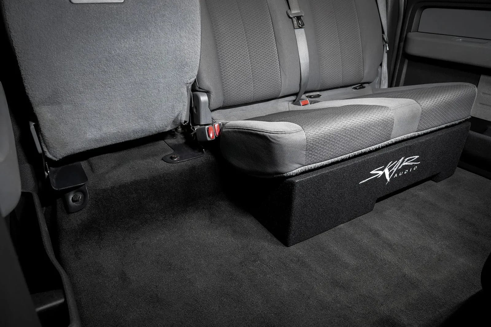 2009-2014 Ford F-150 Super Crew Cab Compatible Single 10" Ported Subwoofer Enclosure #11