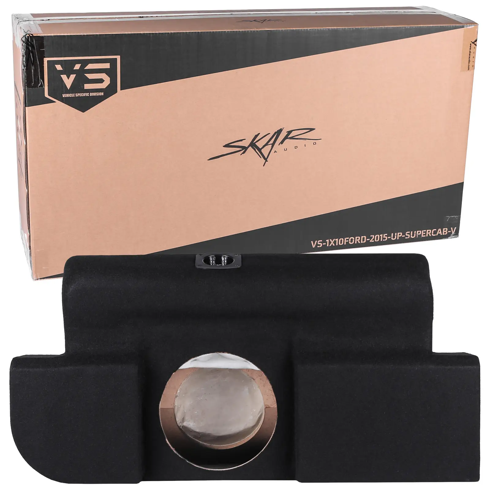 2015-2025 Ford F-150 Super Cab Compatible Single 10" Ported Subwoofer Enclosure #8