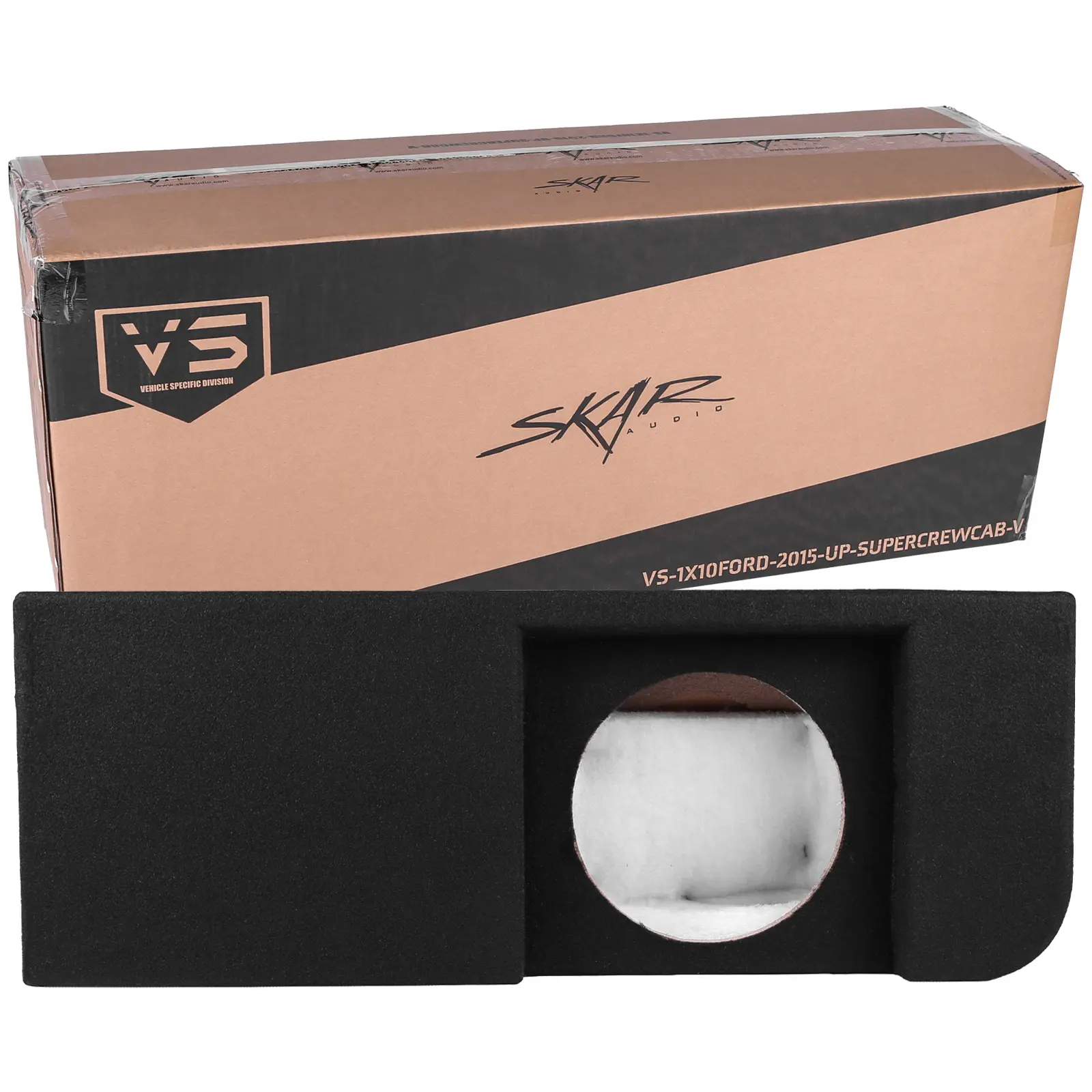 Featured Product Photo 7 for 2015-2025 Ford F-150 Super Crew Cab Compatible Single 10" Ported Subwoofer Enclosure