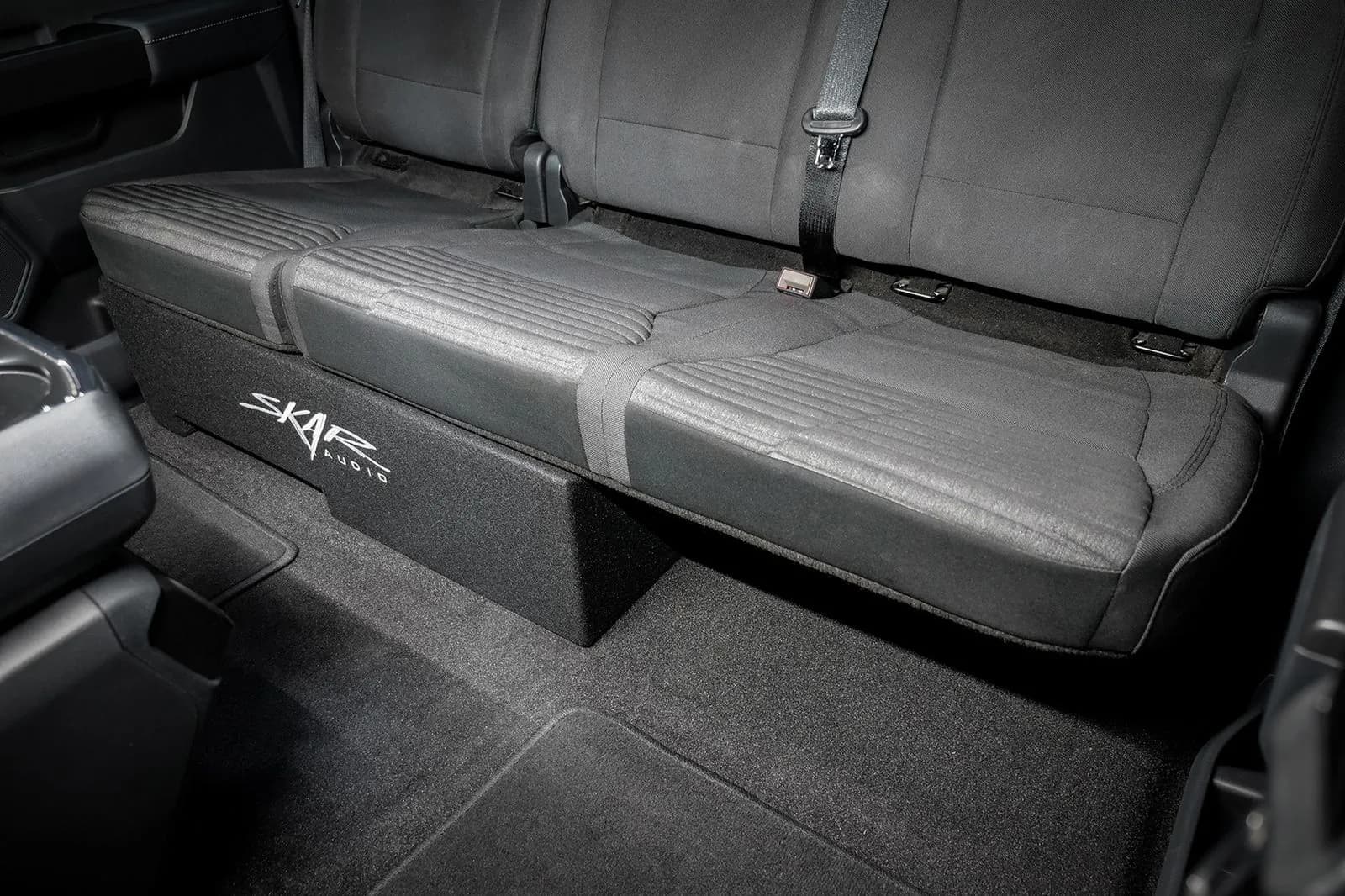 Featured Product Photo 8 for 2015-2025 Ford F-150 Super Crew Cab Compatible Single 10" Ported Subwoofer Enclosure