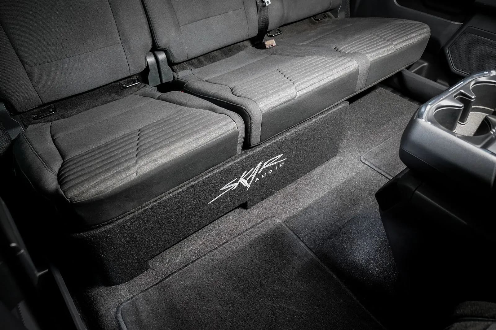 2015-2025 Ford F-150 Super Crew Cab Compatible Single 10" Ported Subwoofer Enclosure #10