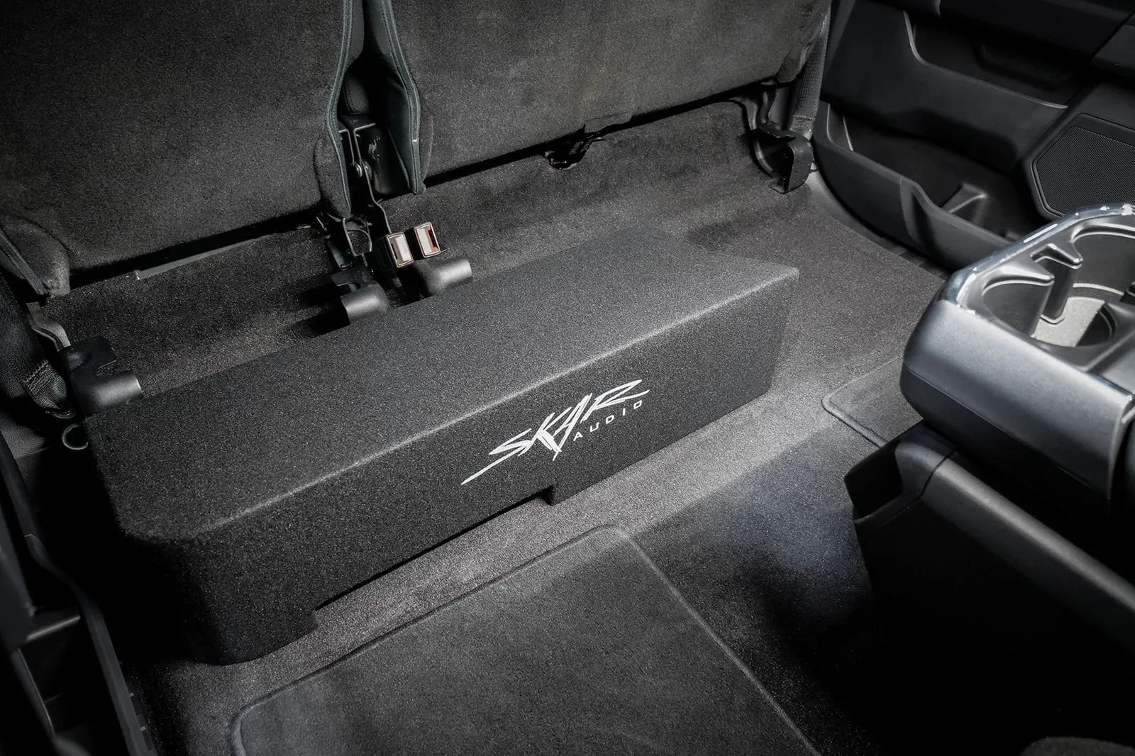 2015-2025 Ford F-150 Super Crew Cab Compatible Single 10" Ported Subwoofer Enclosure #11