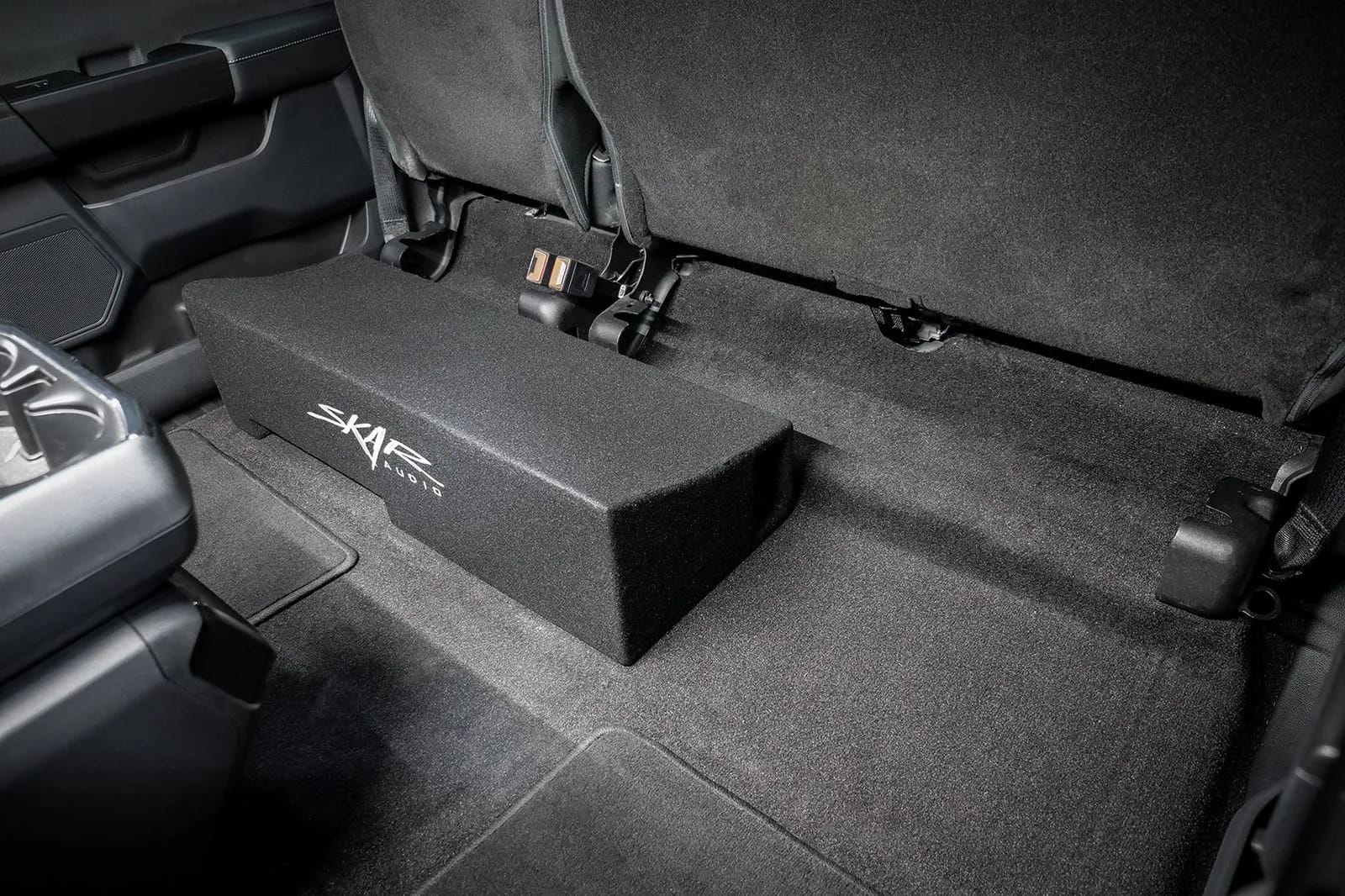 2015-2025 Ford F-150 Super Crew Cab Compatible Single 10" Ported Subwoofer Enclosure #12