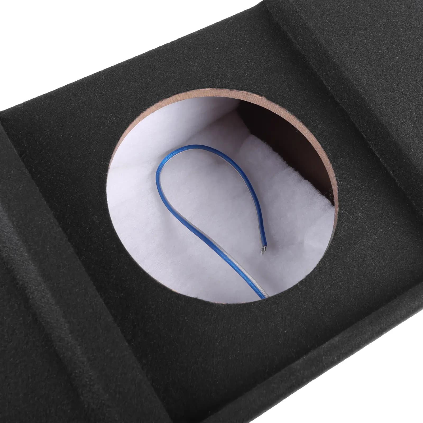 Featured Product Photo 5 for 2019-2025 Chevy Silverado & GMC Sierra Crew Cab Compatible Single 10" Ported Subwoofer Enclosure