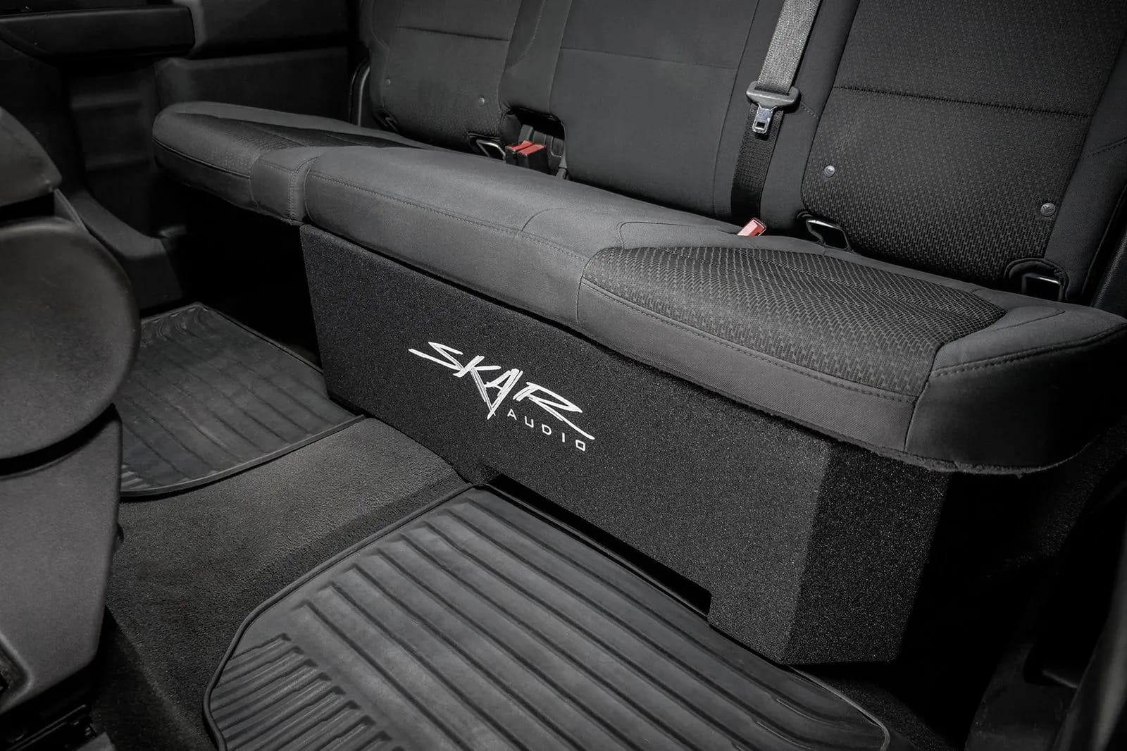 2019-2025 Chevy Silverado & GMC Sierra Crew Cab Compatible Single 10" Ported Subwoofer Enclosure #8