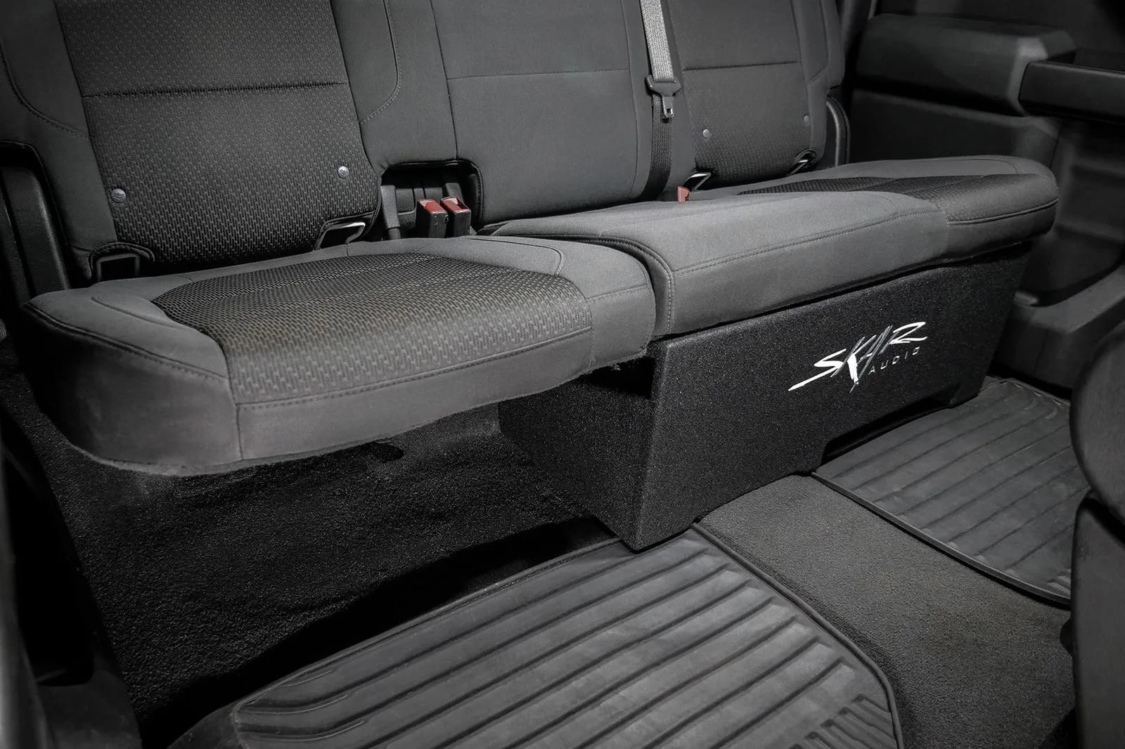 2019-2025 Chevy Silverado & GMC Sierra Crew Cab Compatible Single 10" Ported Subwoofer Enclosure #9