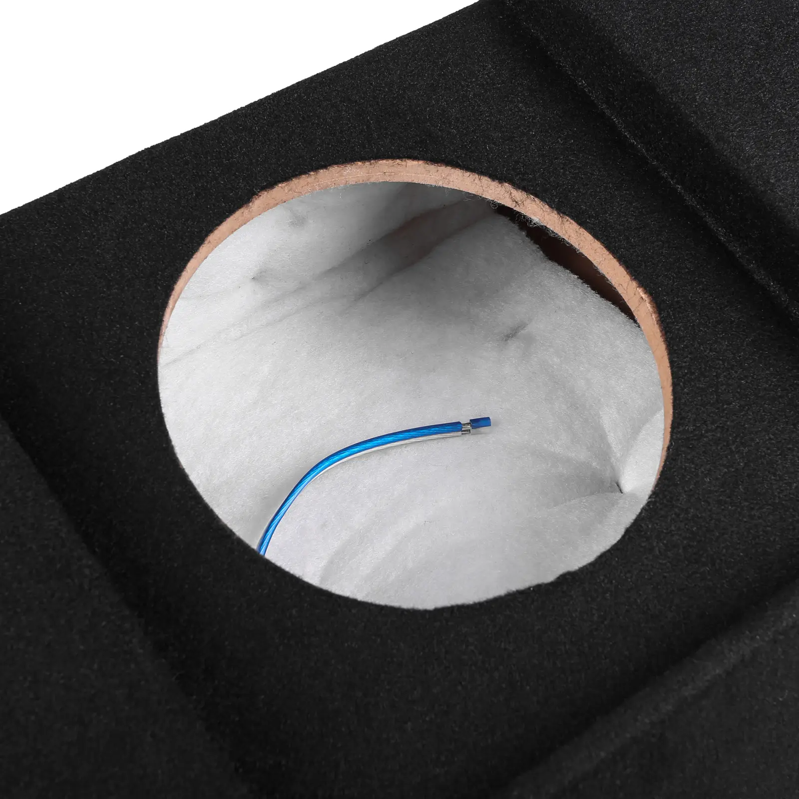 Featured Product Photo 6 for 2019-2025 Chevy Silverado & GMC Sierra Double Cab Compatible Single 10" Ported Subwoofer Enclosure