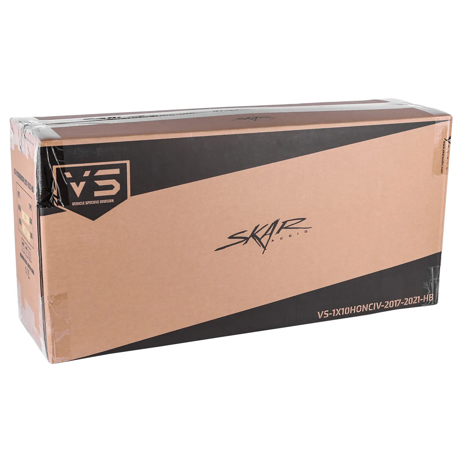 2017-2021 Honda Civic Hatchback Sport Compatible Single 10" Sealed Subwoofer Enclosure #7