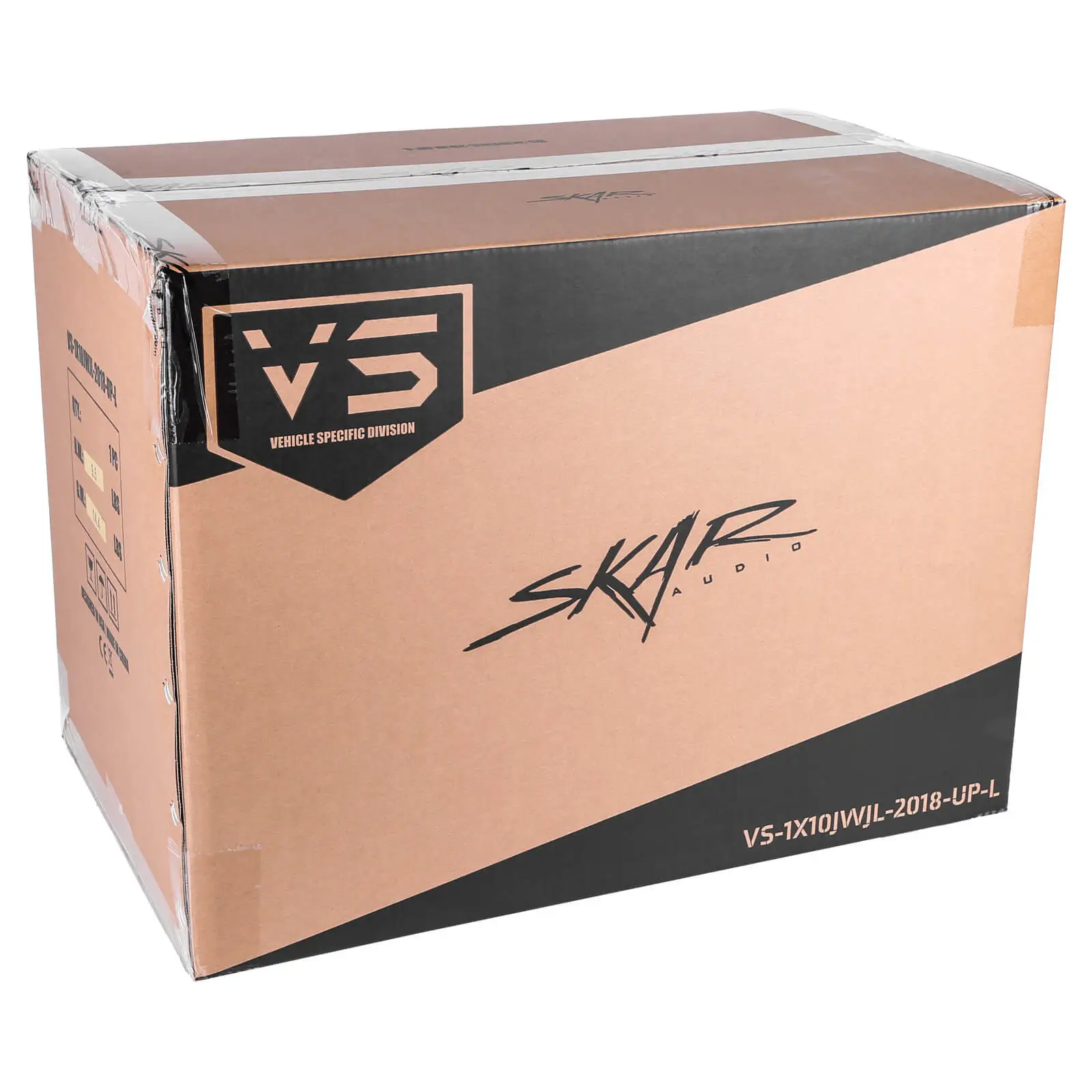 2018-2025 Jeep Wrangler JL 4-Door Compatible Single 10" Sealed Subwoofer Enclosure (Driver Side) #9