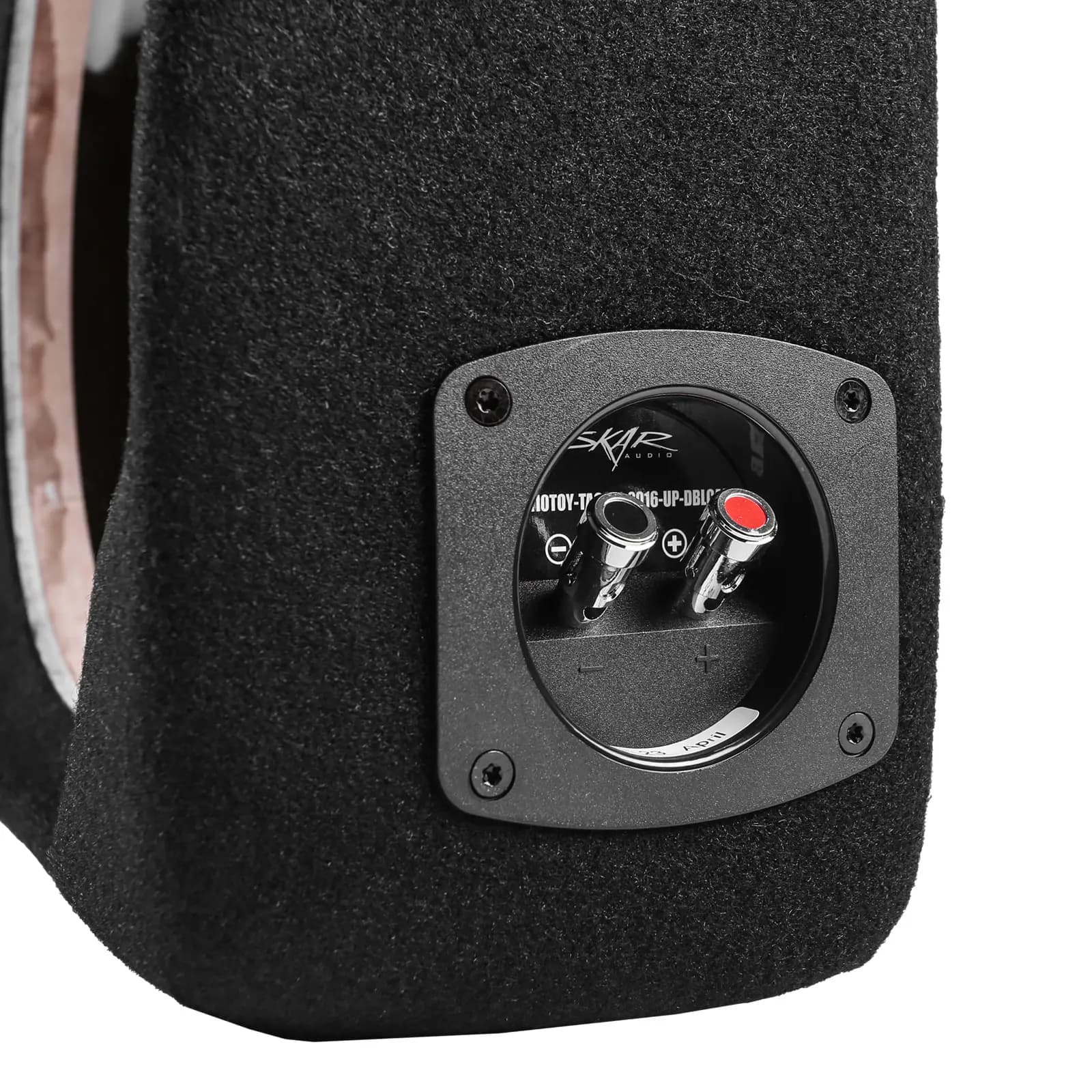 Featured Product Photo 6 for 2016-2023 Toyota Tacoma Double Cab Compatible Single 10" Sealed Subwoofer Enclosure