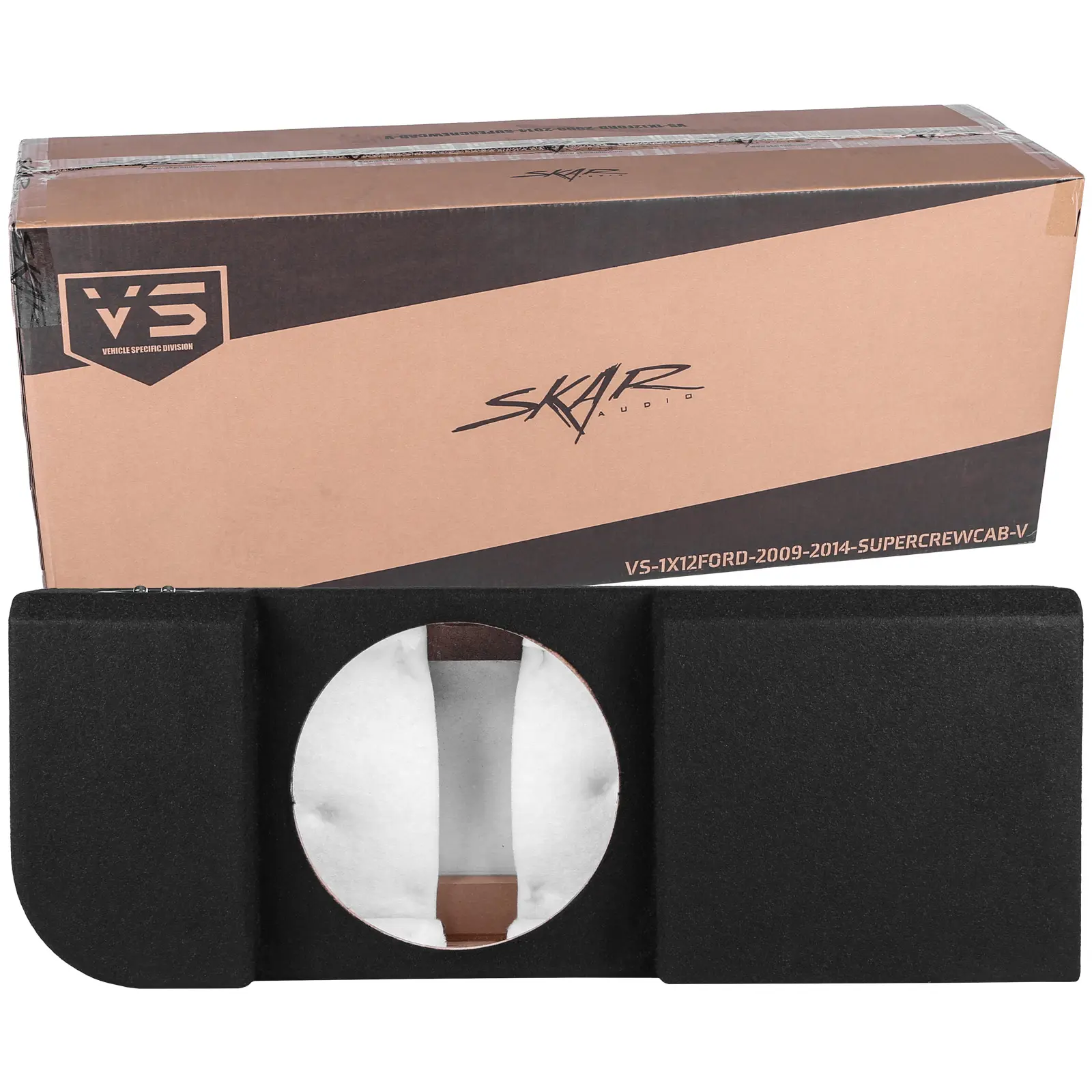 Featured Product Photo 7 for 2009-2014 Ford F-150 Super Crew Cab Compatible Single 12" Ported Subwoofer Enclosure