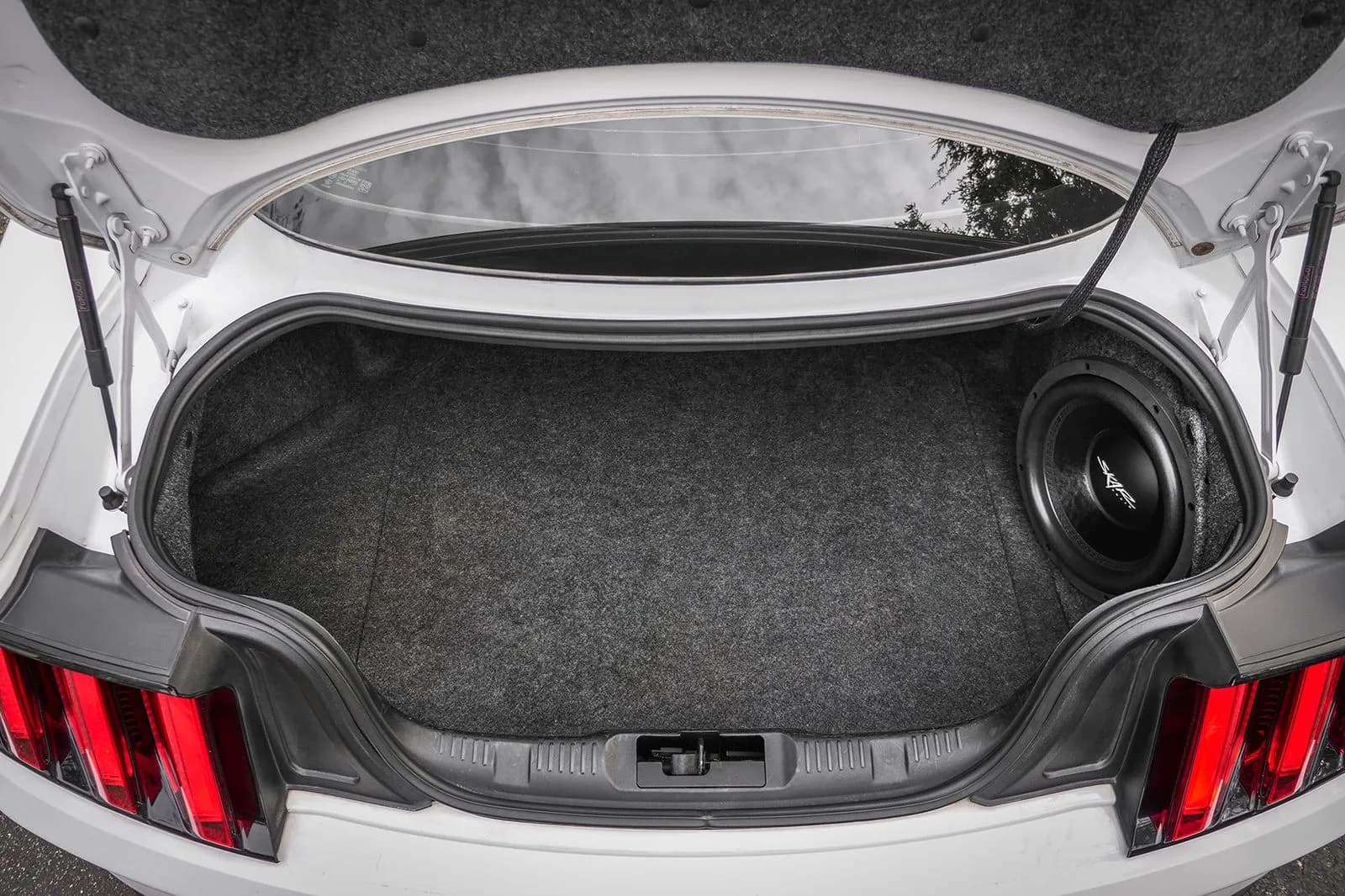 Featured Product Photo 10 for 2015-2025 Ford Mustang Compatible Single 12" Sealed Subwoofer Enclosure