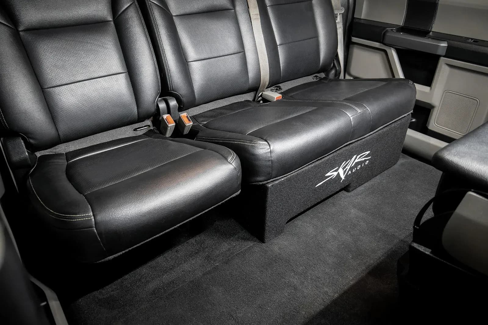 Featured Product Photo 9 for 2017-2025 Ford Super Duty (F-250/350/450) SuperCrew Cab Compatible Single 12" Ported Subwoofer Enclosure