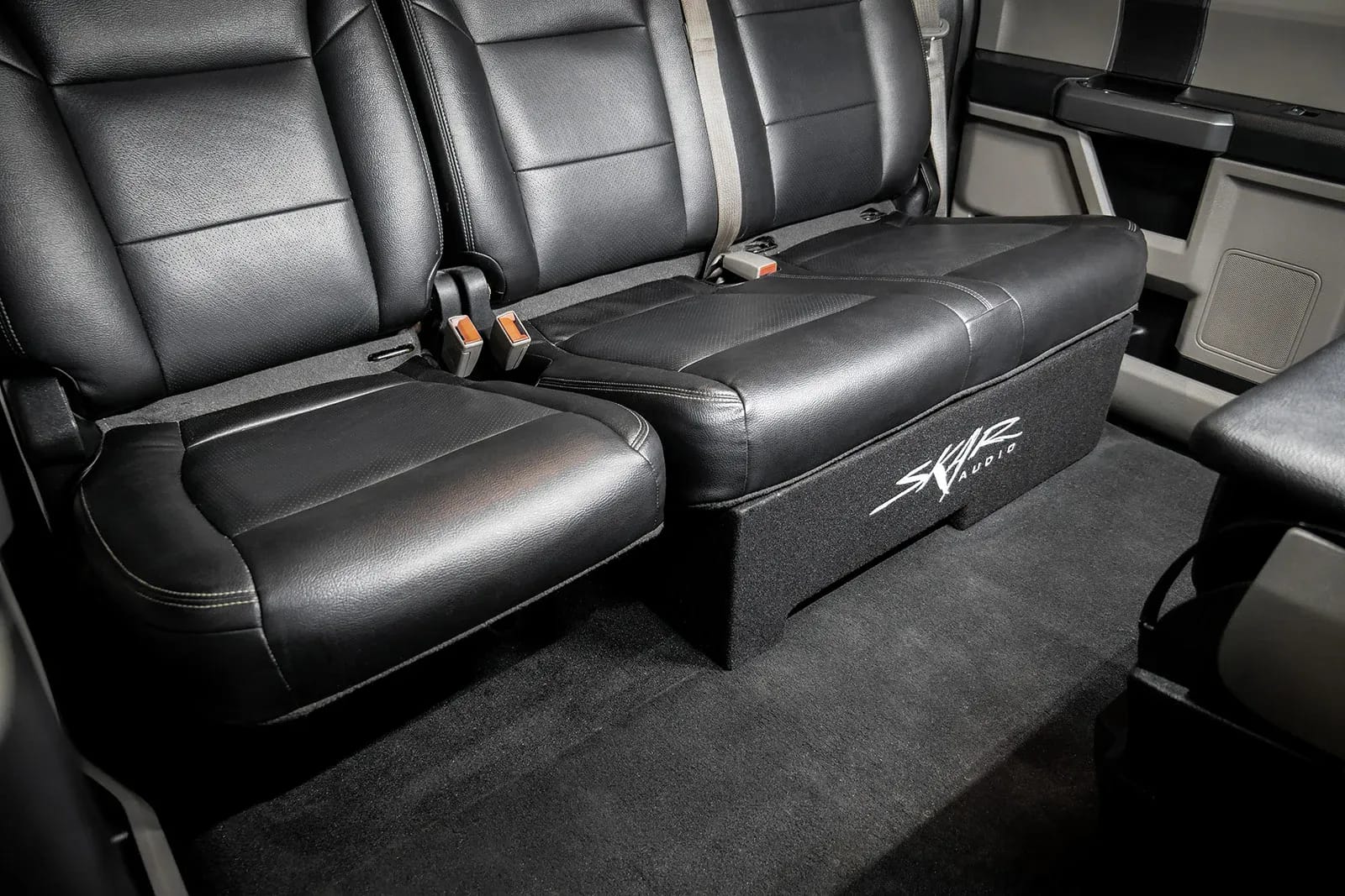 2017-2025 Ford Super Duty (F-250/350/450) SuperCrew Cab Compatible Single 12" Ported Subwoofer Enclosure #10