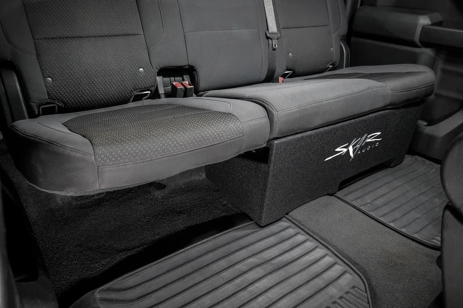 Featured Product Photo 8 for 2019-2025 Chevy Silverado & GMC Sierra Crew Cab Compatible Single 12" Ported Subwoofer Enclosure