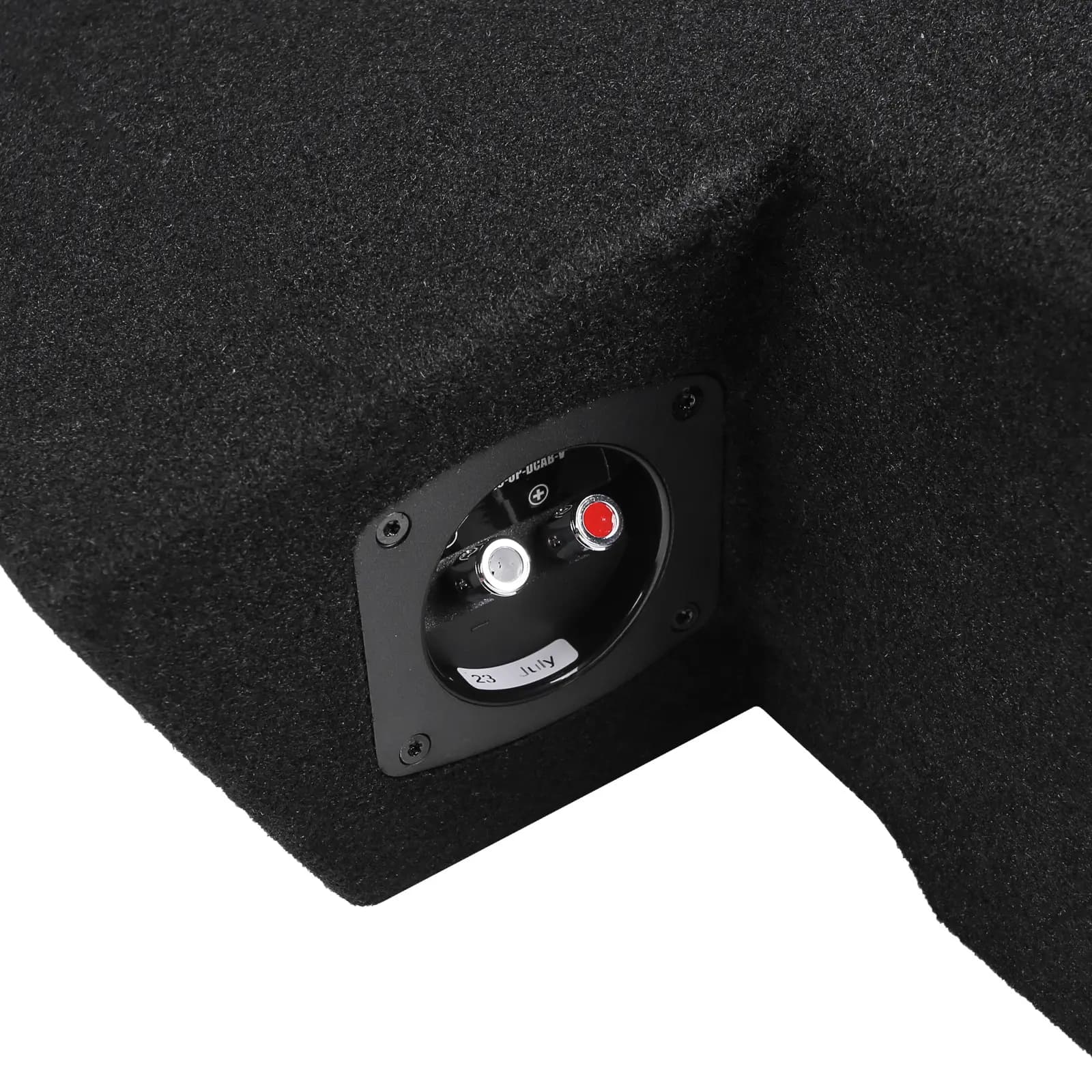 Featured Product Photo 5 for 2019-2025 Chevy Silverado & GMC Sierra Double Cab Compatible Single 12" Ported Subwoofer Enclosure