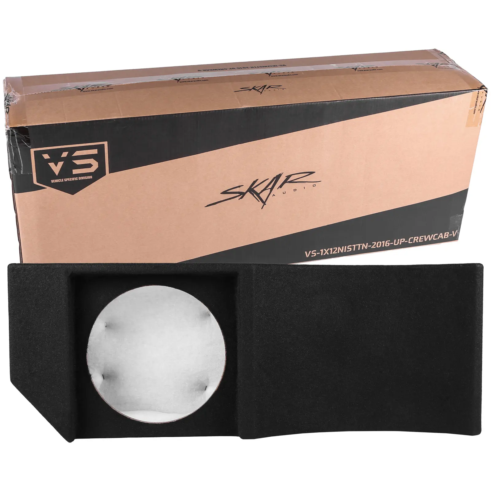 2016-2025 Nissan Titan Crew Cab Compatible Single 12" Ported Subwoofer Enclosure #9