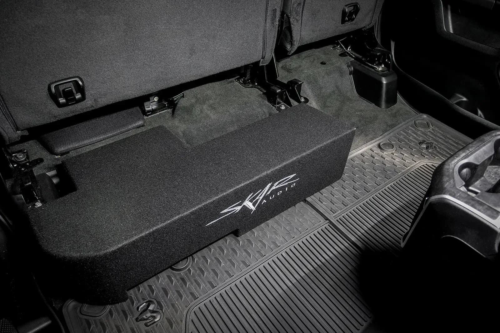 Featured Product Photo 9 for 2019-2025 Ram 1500 (5th Gen) Crew Cab Compatible Single 12" Ported Subwoofer Enclosure