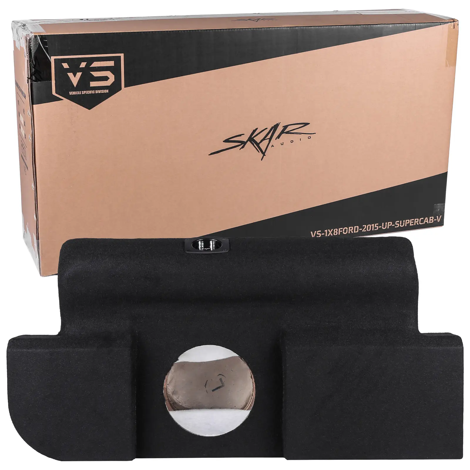 Featured Product Photo 7 for 2015-2025 Ford F-150 Super Cab Compatible Single 8" Ported Subwoofer Enclosure