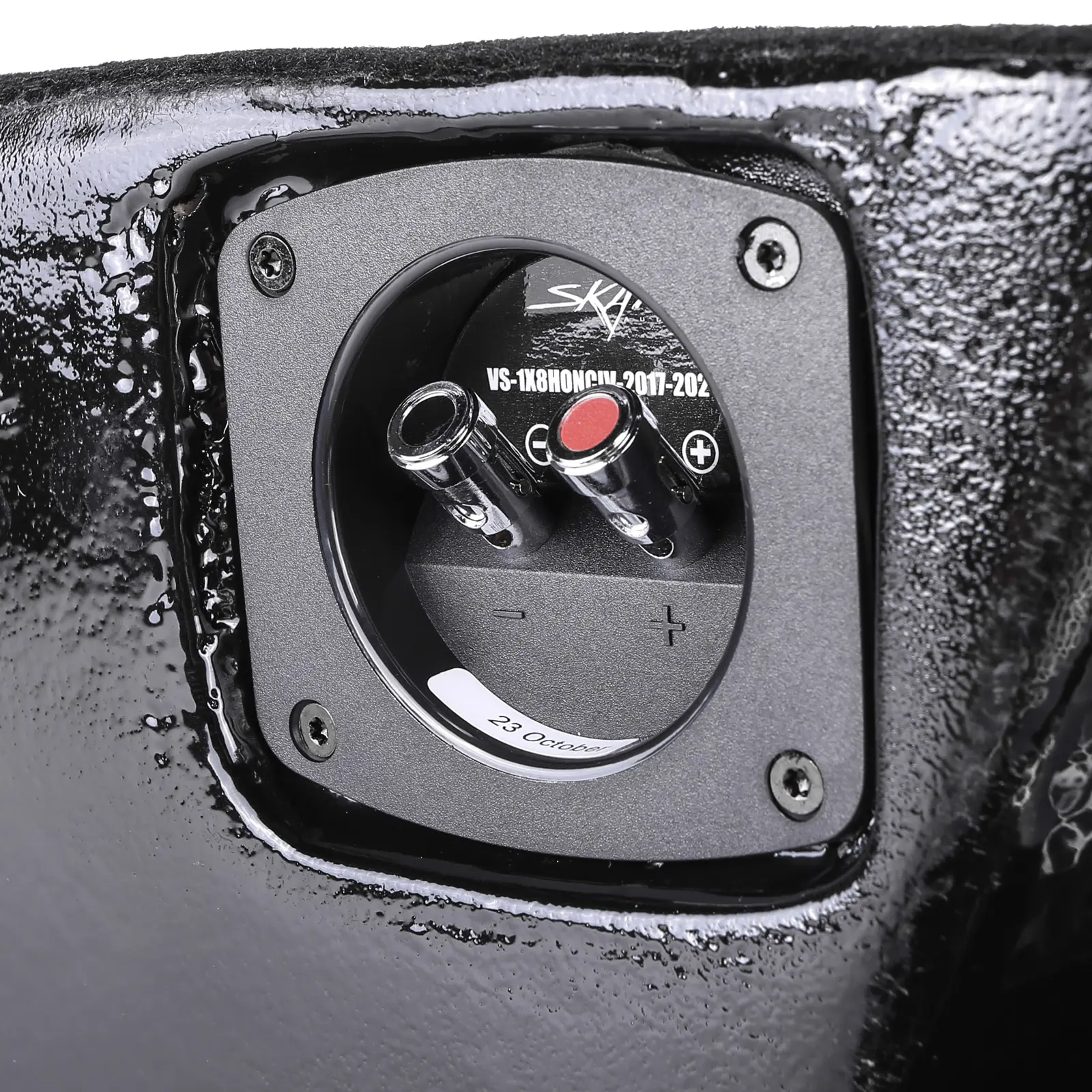 2017-2021 Honda Civic Hatchback Sport Compatible Single 8" Sealed Subwoofer Enclosure #6