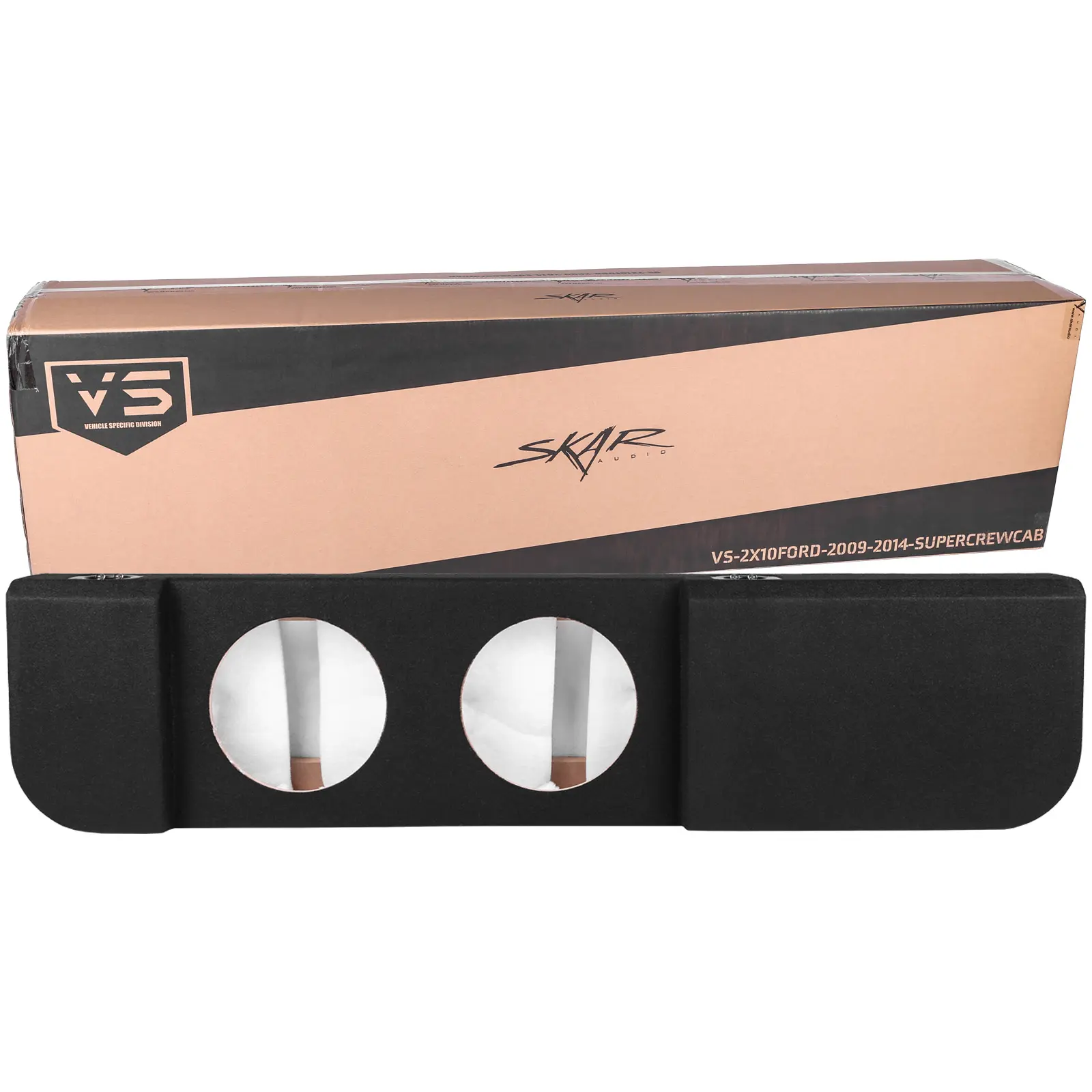 Featured Product Photo 6 for 2009-2014 Ford F-150 Super Crew Cab Compatible Dual 10" Sealed Subwoofer Enclosure