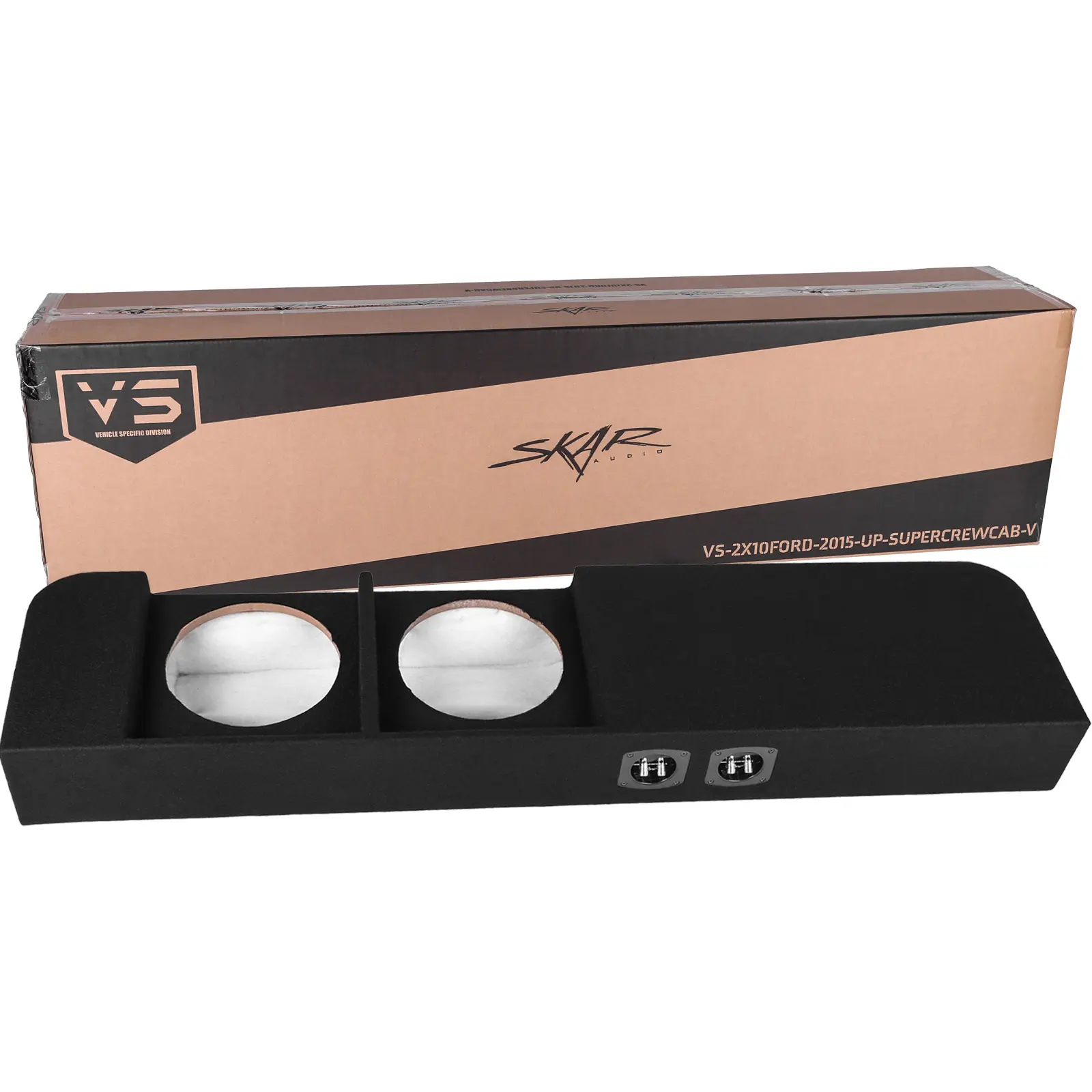 2015-2025 Ford F-150 Super Crew Cab Compatible Dual 10" Ported Subwoofer Enclosure #7