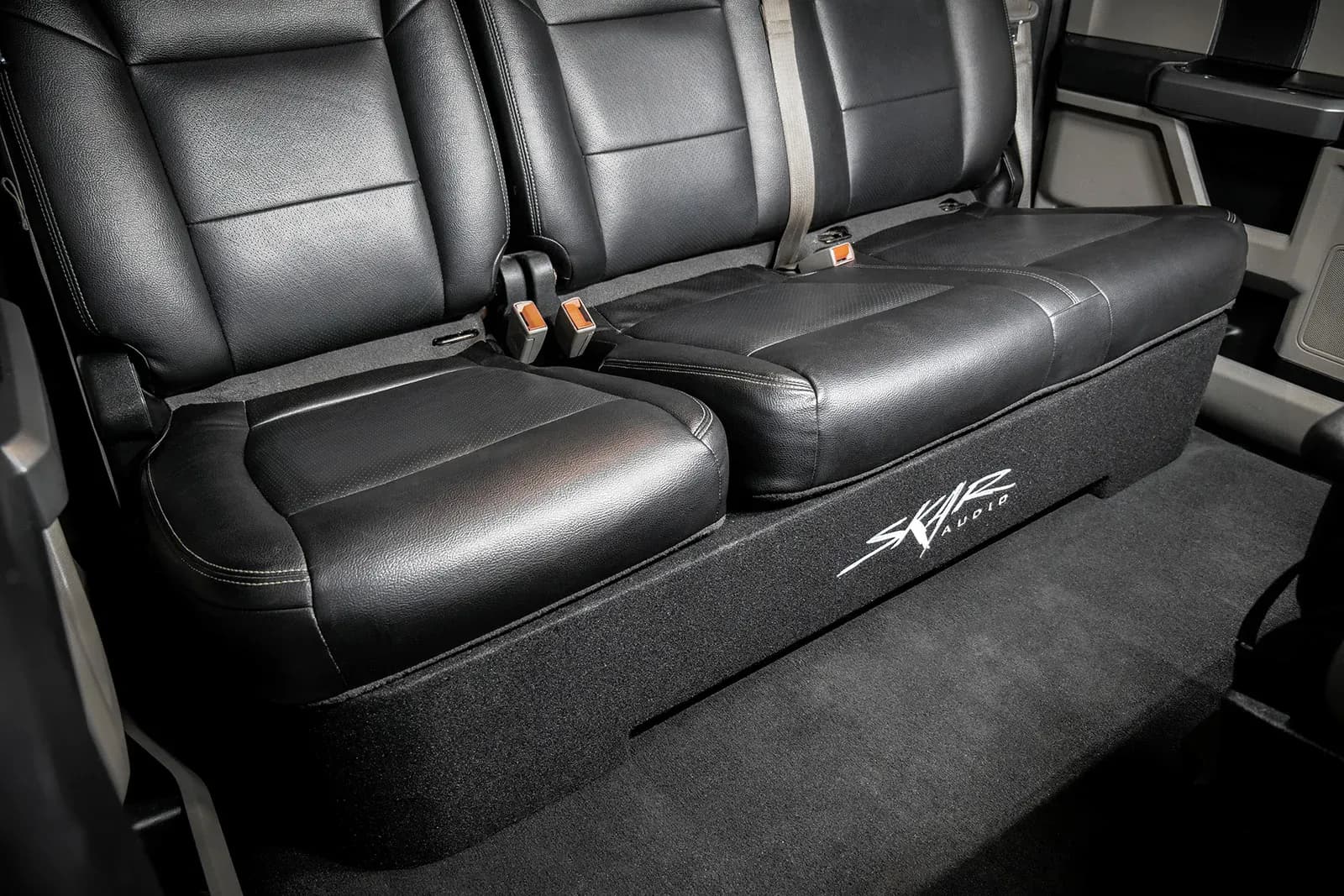 Featured Product Photo 12 for 2017-2025 Ford Super Duty (F-250/350/450) SuperCrew Cab Compatible Dual 10" Ported Subwoofer Enclosure