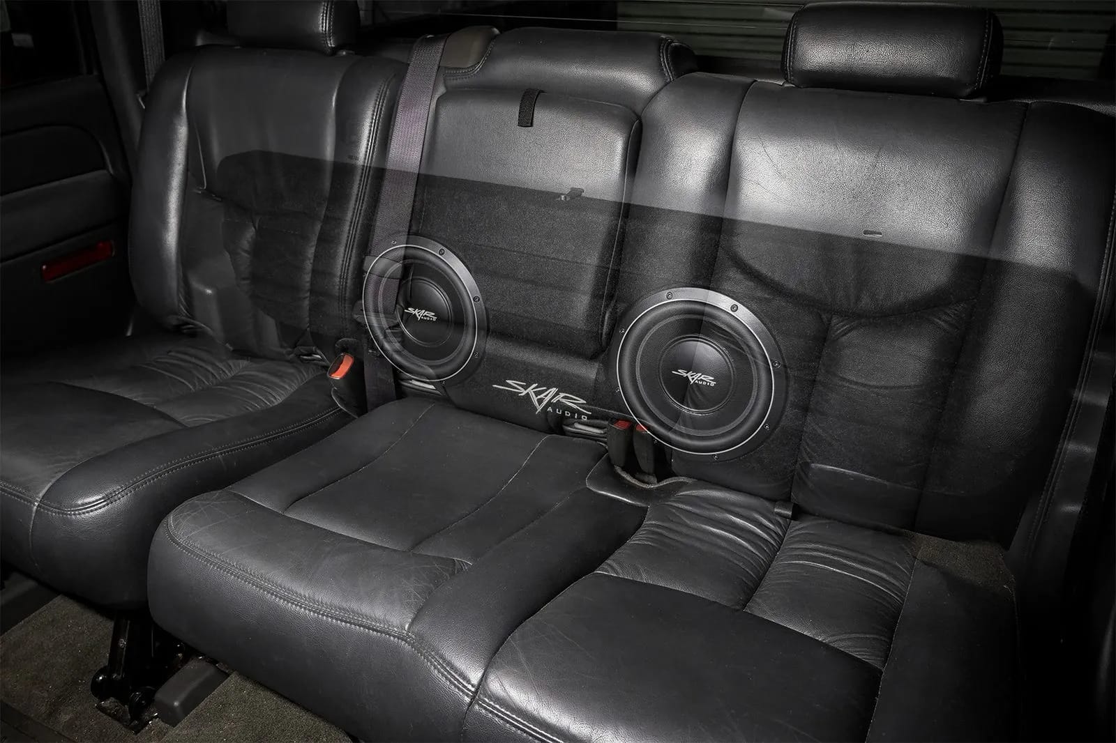 2001-2006 Chevy Silverado & GMC Sierra 1500 Non-HD Crew Cab Compatible Dual 10' Subwoofer Enclosure #12