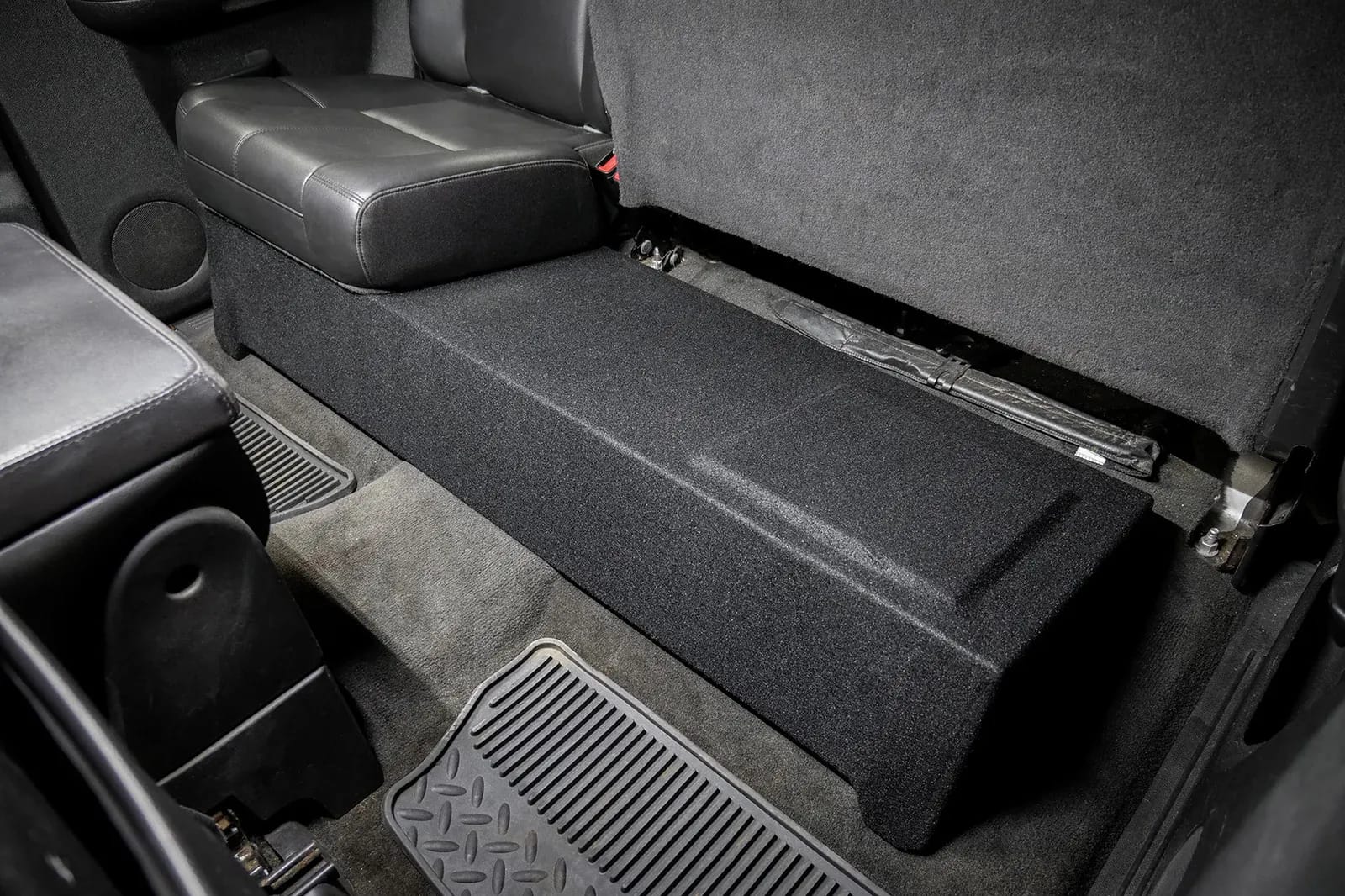 2007-2013 Chevy Silverado & GMC Sierra Crew Cab Compatible Dual 10" Subwoofer Enclosure #11