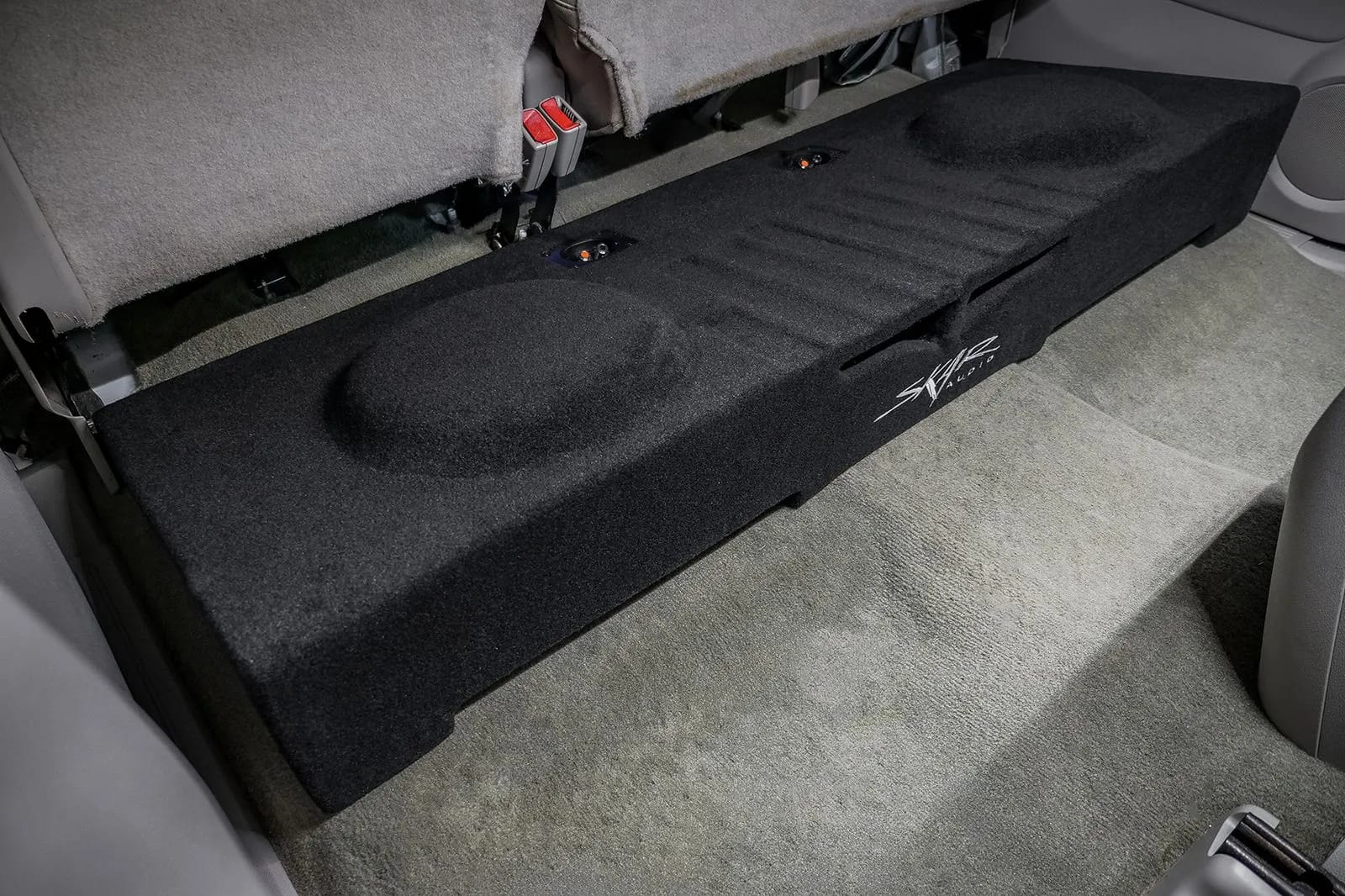 2007-2013 Chevy Silverado & GMC Sierra Crew Cab Compatible Dual 10" Subwoofer Enclosure #11