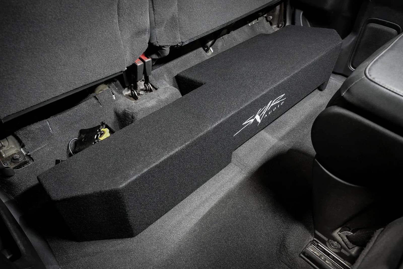 Featured Product Photo 9 for 2019-2025 Chevy Silverado & GMC Sierra Double Cab Compatible Dual 10" Ported Subwoofer Enclosure