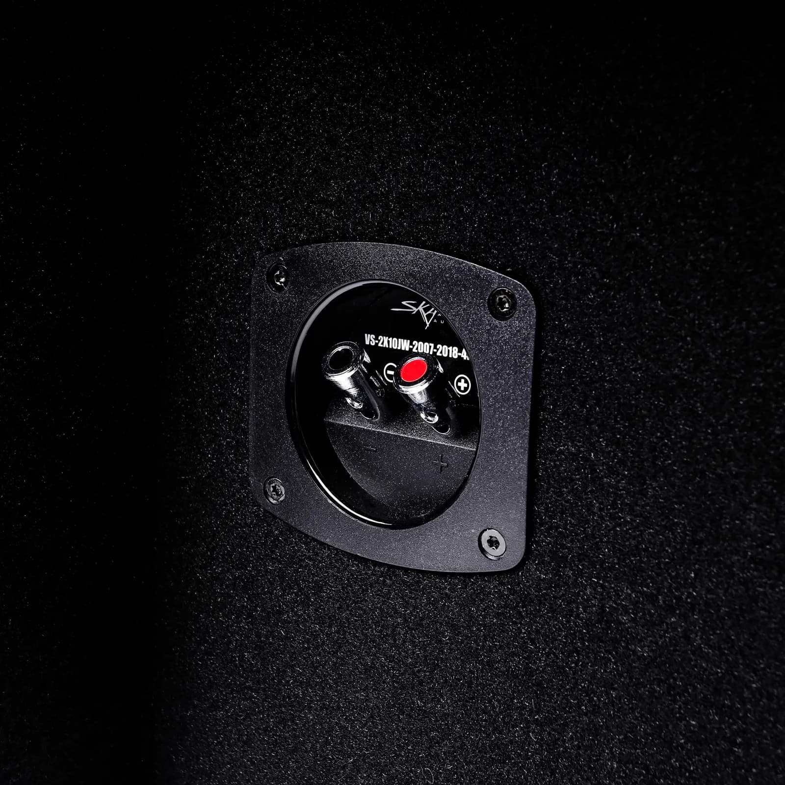 Featured Product Photo 4 for 2007-2018 Jeep Wrangler Unlimited (JK) 4-Door Vehicle Compatible Dual 10" Subwoofer Enclosure