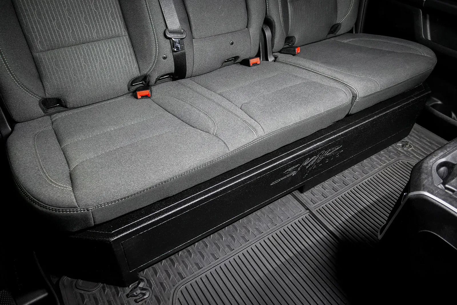 2019-2024 Ram 1500 (5th Gen) Crew Cab Compatible Dual 10" Ported Armor Coated Subwoofer Enclosure #9