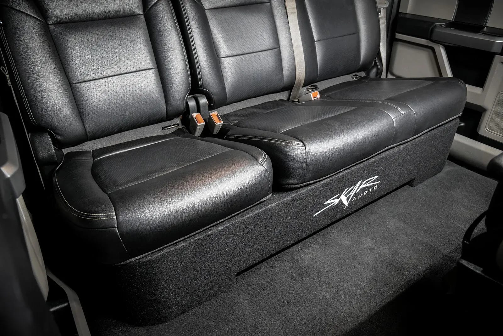 2017-2025 Ford Super Duty (F-250/350/450) SuperCrew Cab Compatible Dual 12" Ported Subwoofer Enclosure #13