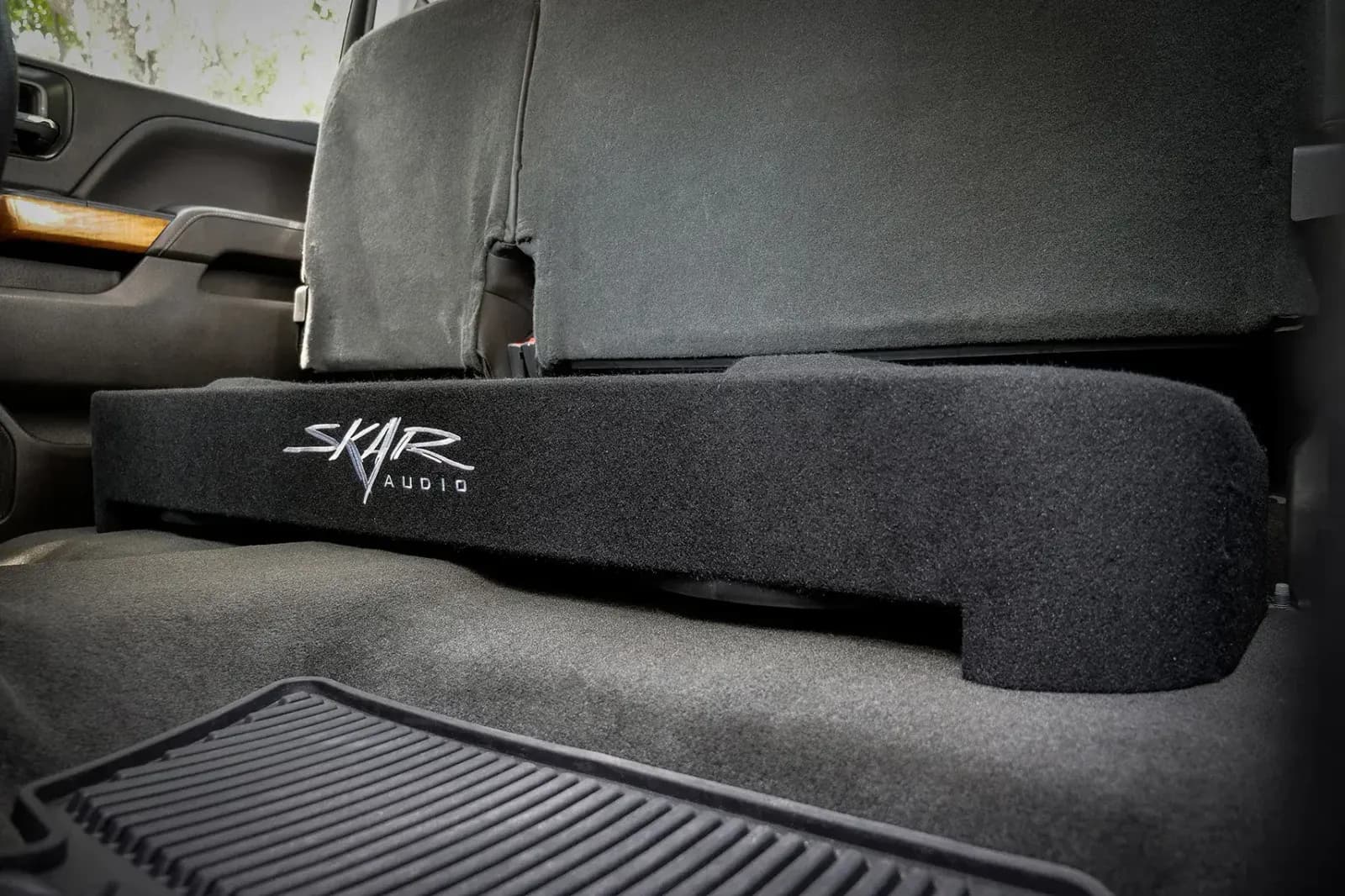 Featured Product Photo 12 for 2014-2018 Chevy Silverado & GMC Sierra Crew Cab Compatible Dual 12" Subwoofer Enclosure