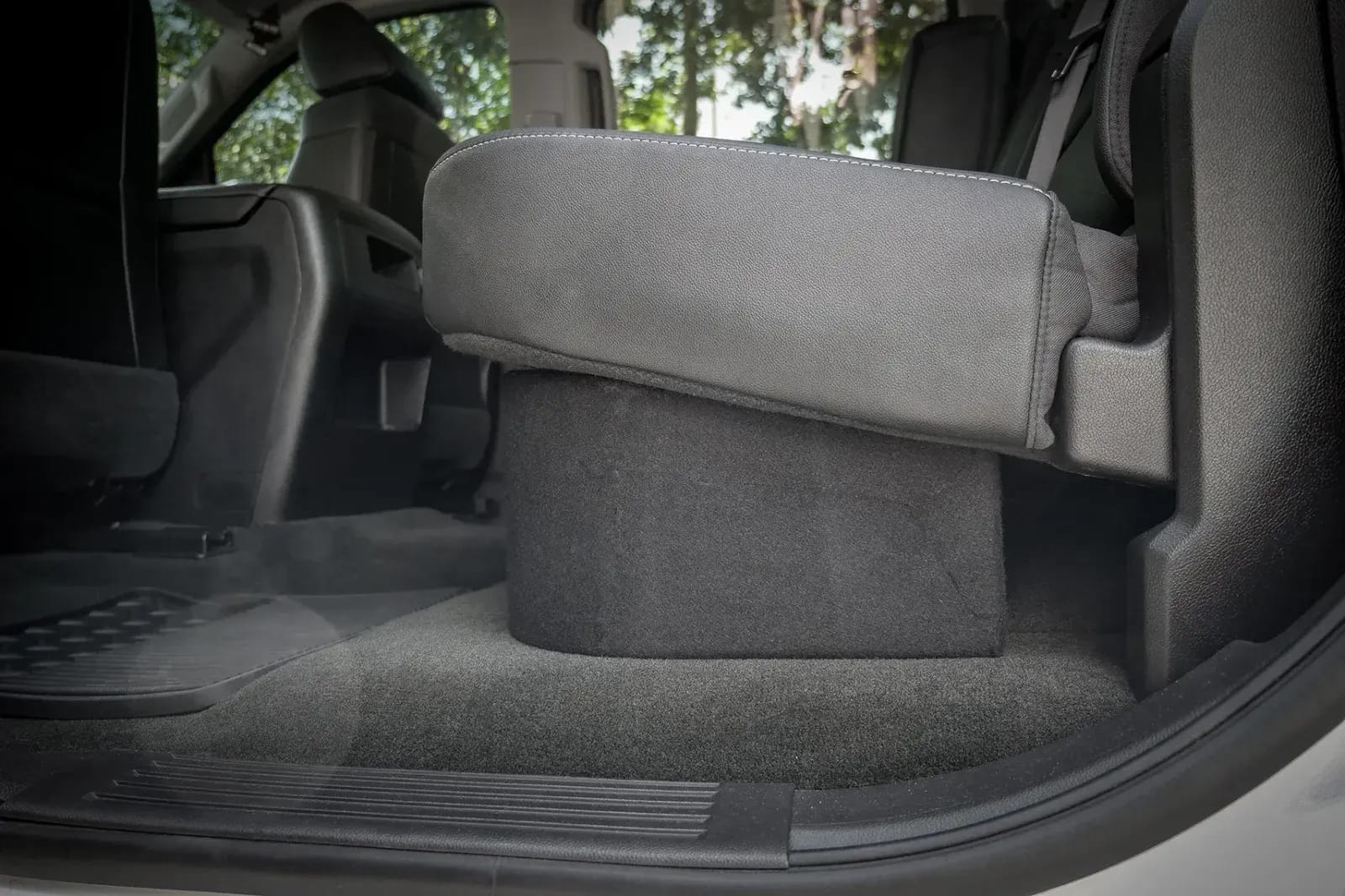 2014-2018 Chevy Silverado & GMC Sierra Crew Cab Compatible Dual 12" Subwoofer Enclosure #15