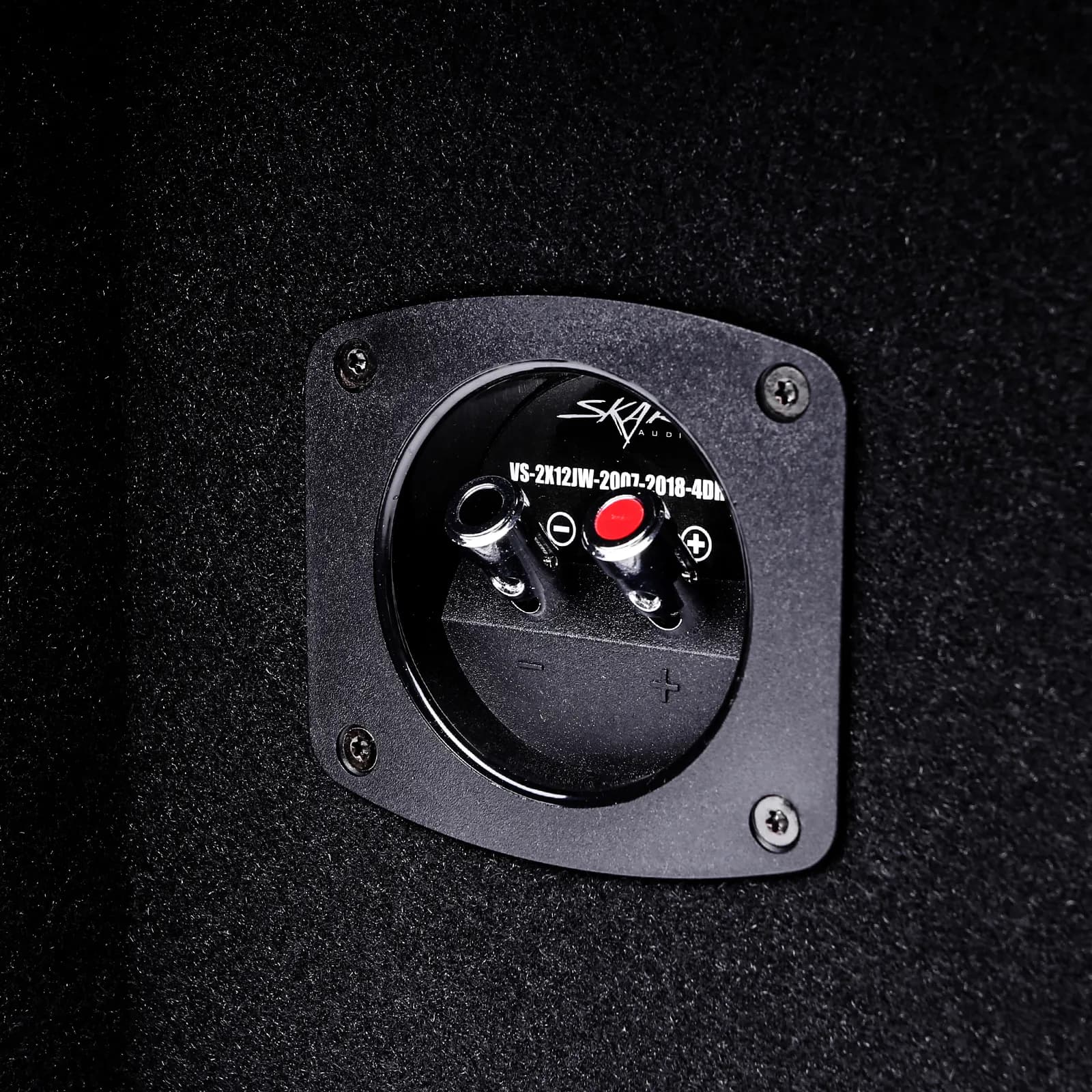 Featured Product Photo 4 for 2007-2018 Jeep Wrangler Unlimited (JK) 4-Door Vehicle Compatible Dual 12" Subwoofer Enclosure