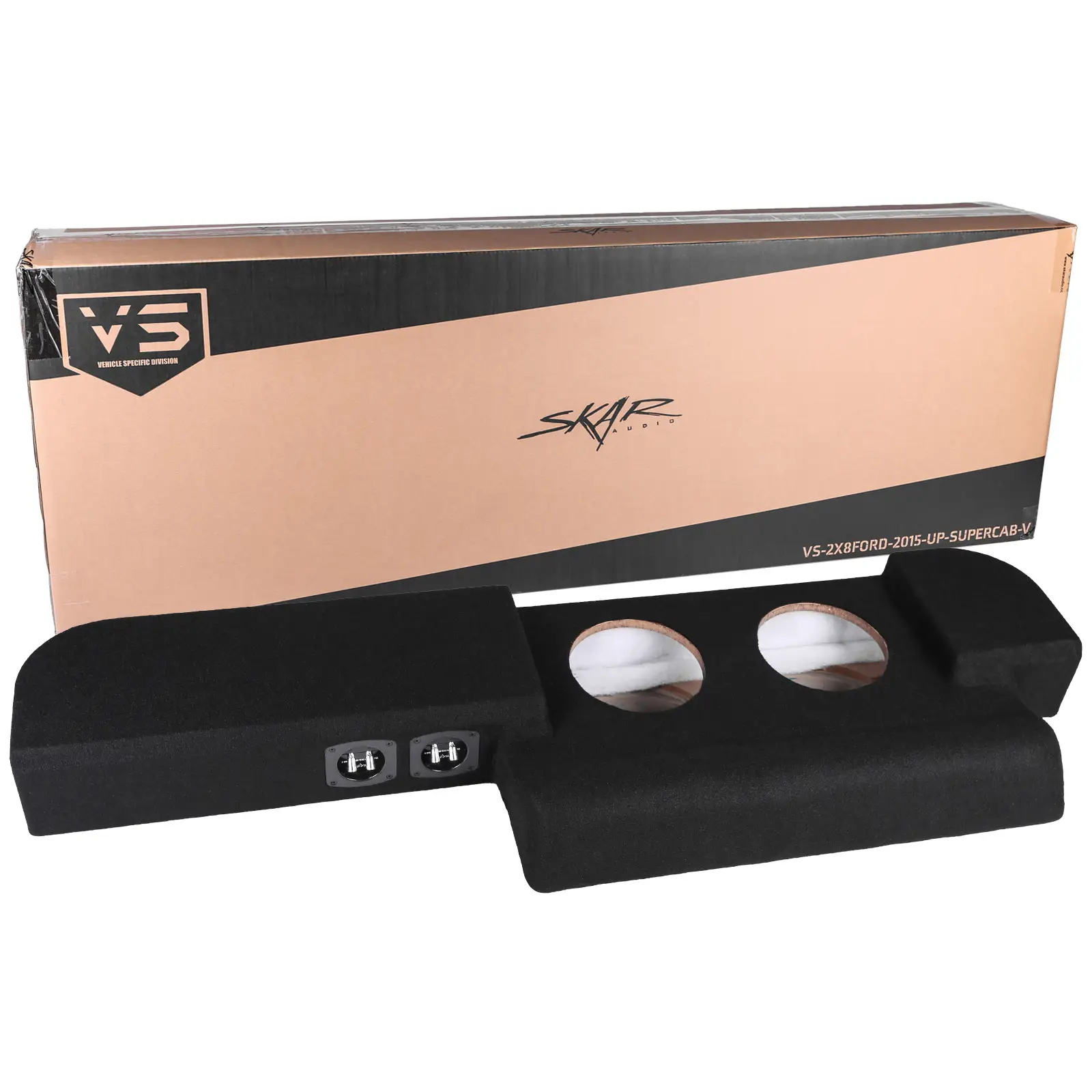 2015-2025 Ford F-150 Super Cab Compatible Dual 8" Ported Subwoofer Enclosure #8